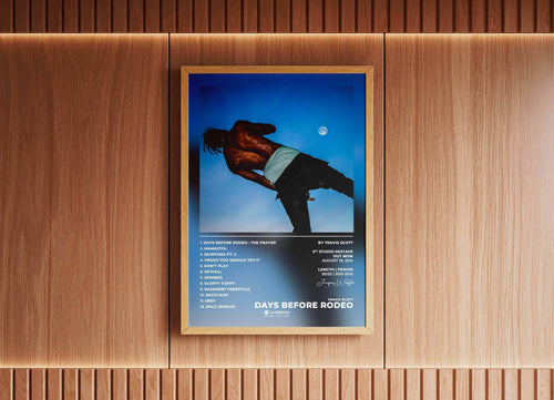 Days Before Rodeo Travis Scott Poster - Backyard