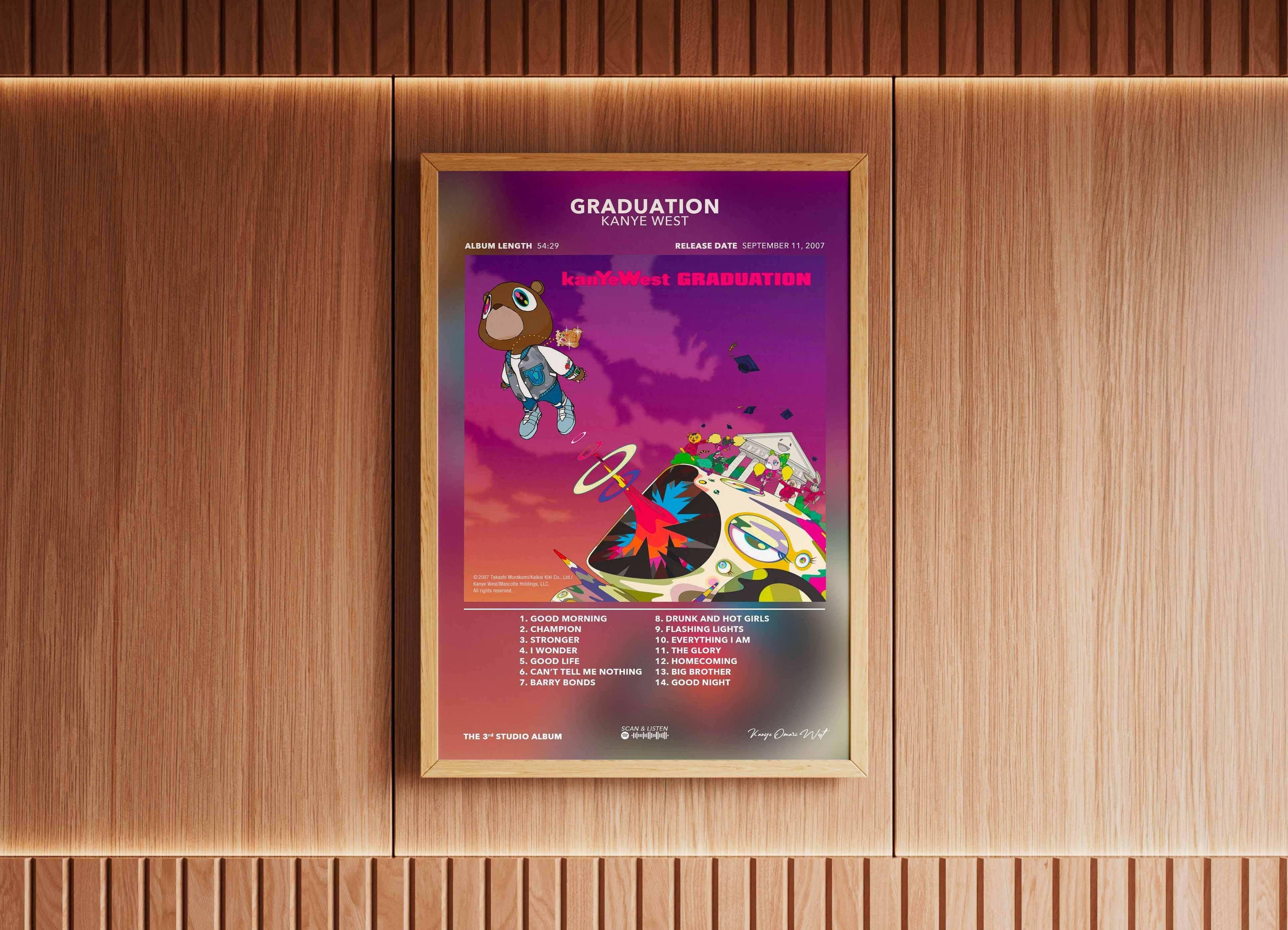 Poster Graduation Kanye West - Backyard