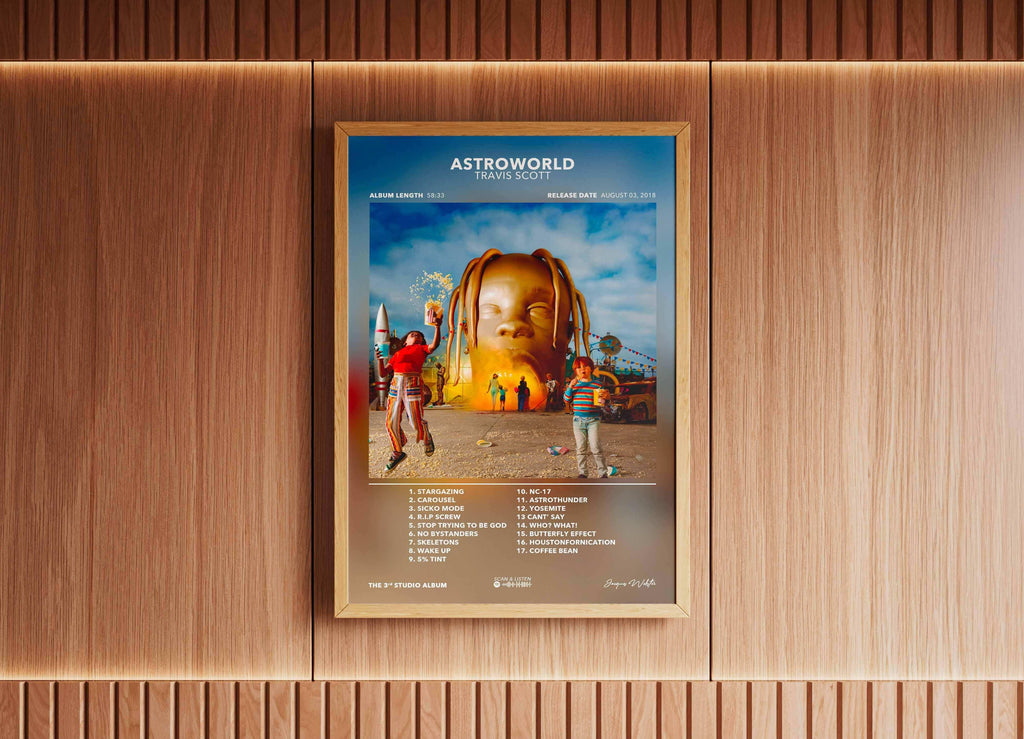 Poster Astroworld Travis Scott - Backyard