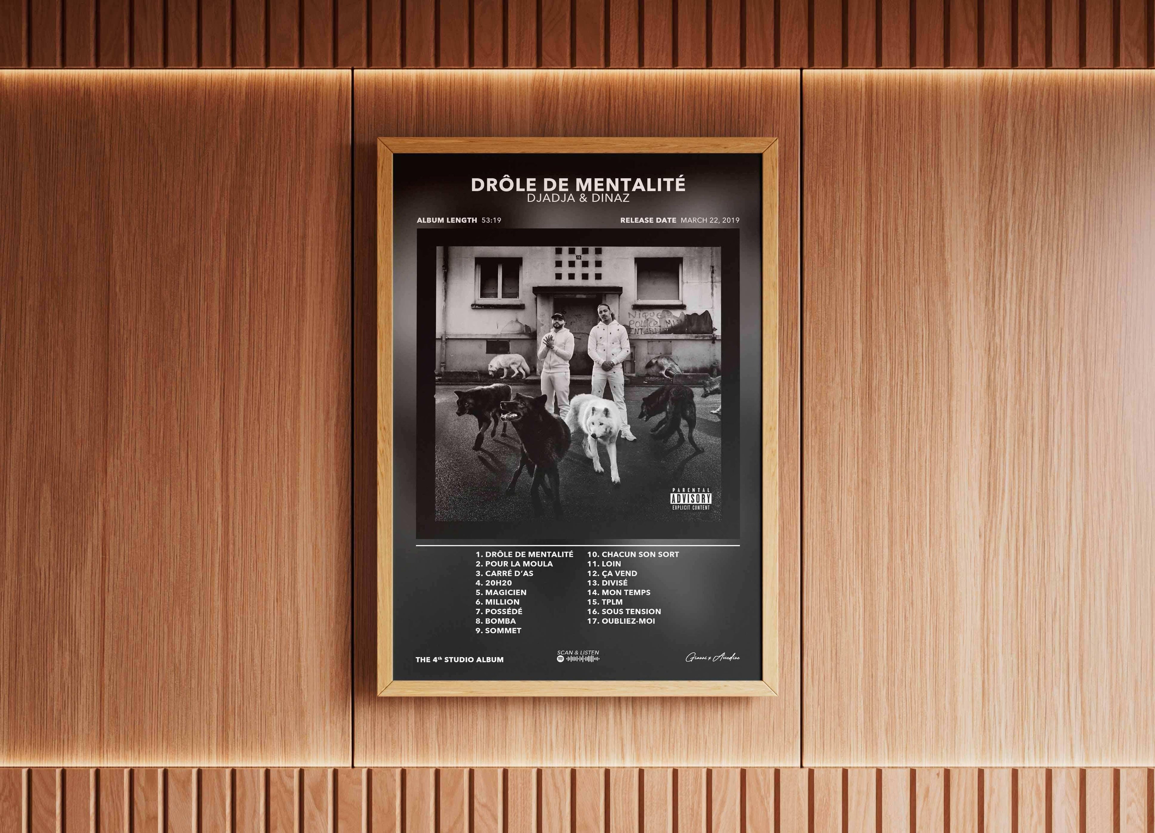 Poster Drôle De Mentalité Djadja & Dinaz - Backyard