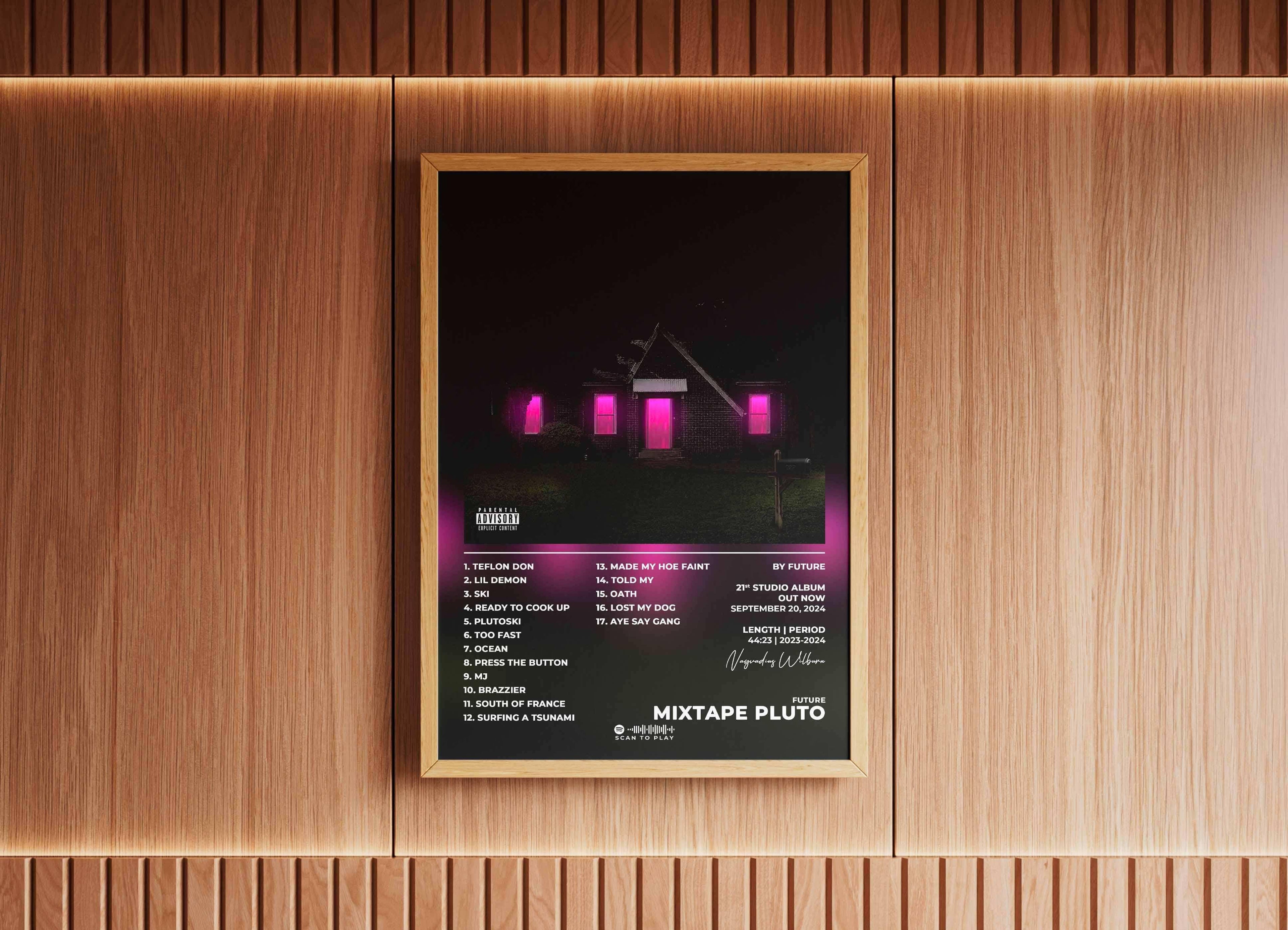 Mixtape Pluto Future Poster - Backyard