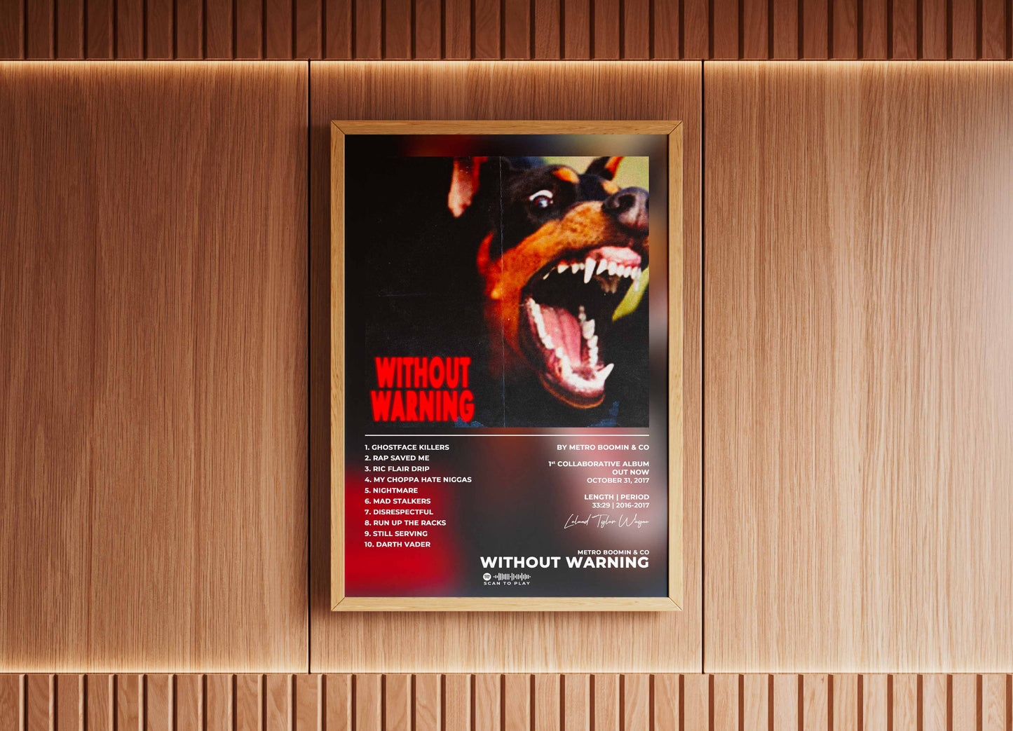 Without Warning Metro Boomin Poster