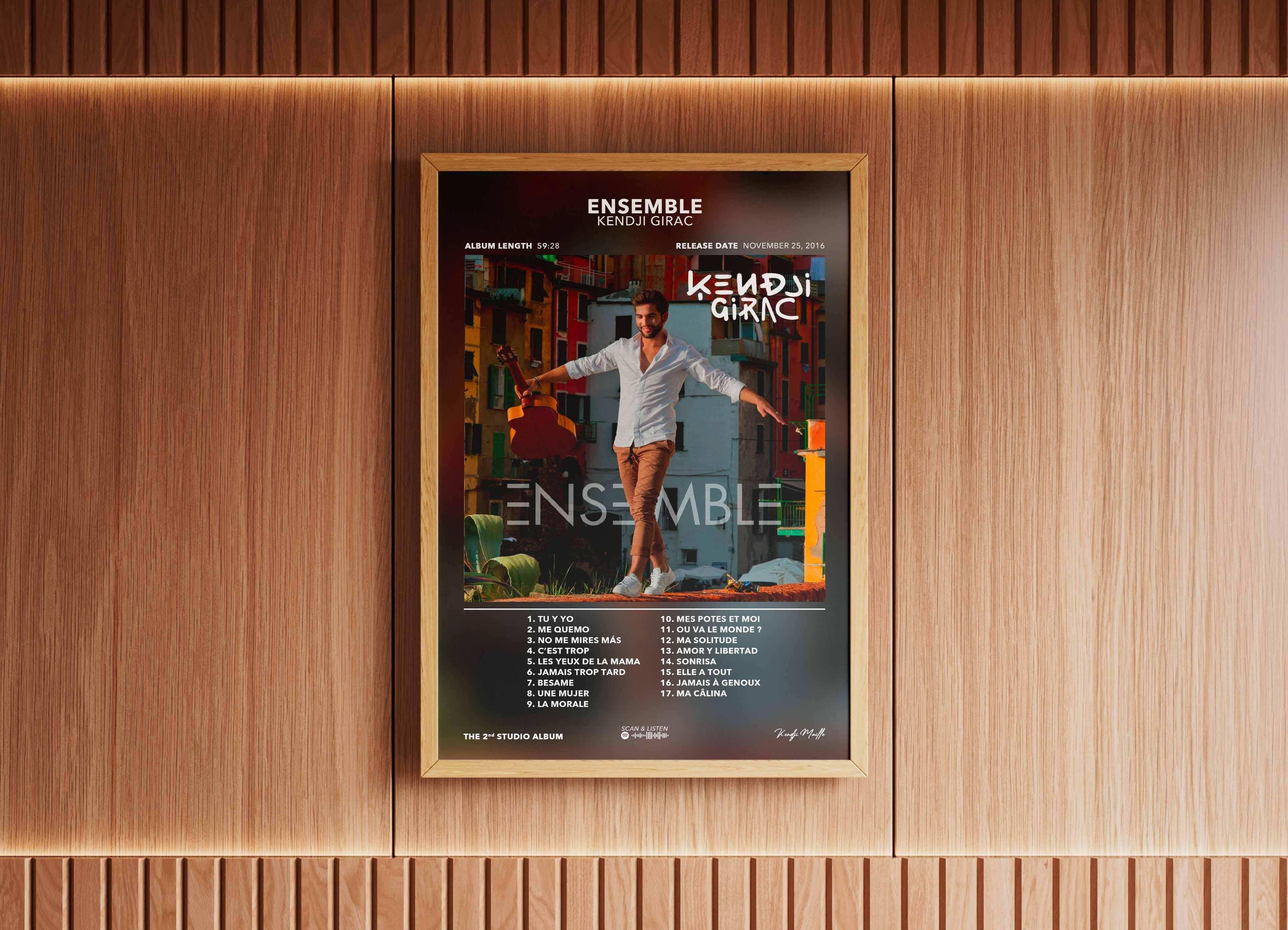 Poster Ensemble Kendji Girac - Backyard