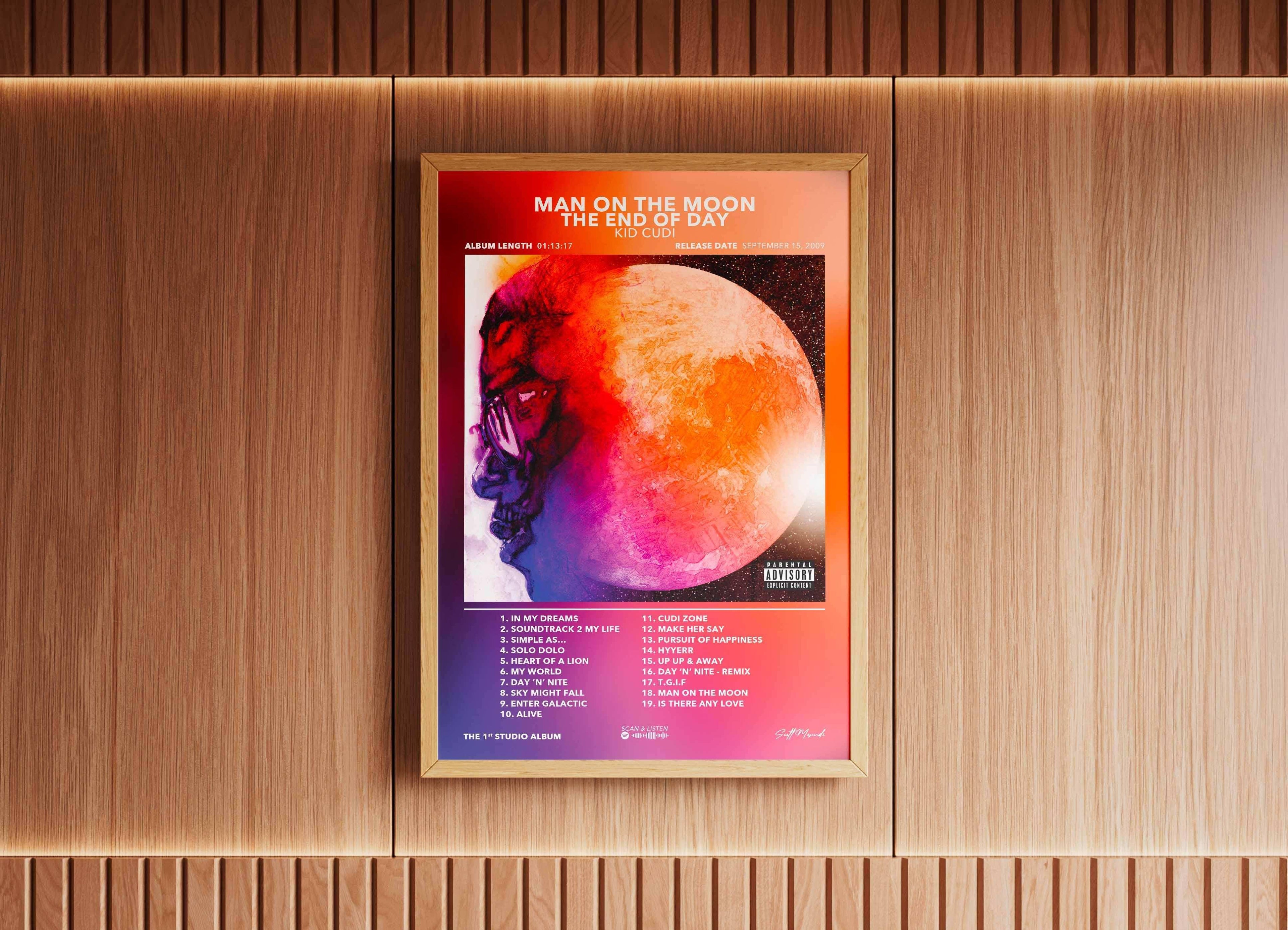 Poster Man On The Moon : The End Of Day Kid Cudi - Backyard