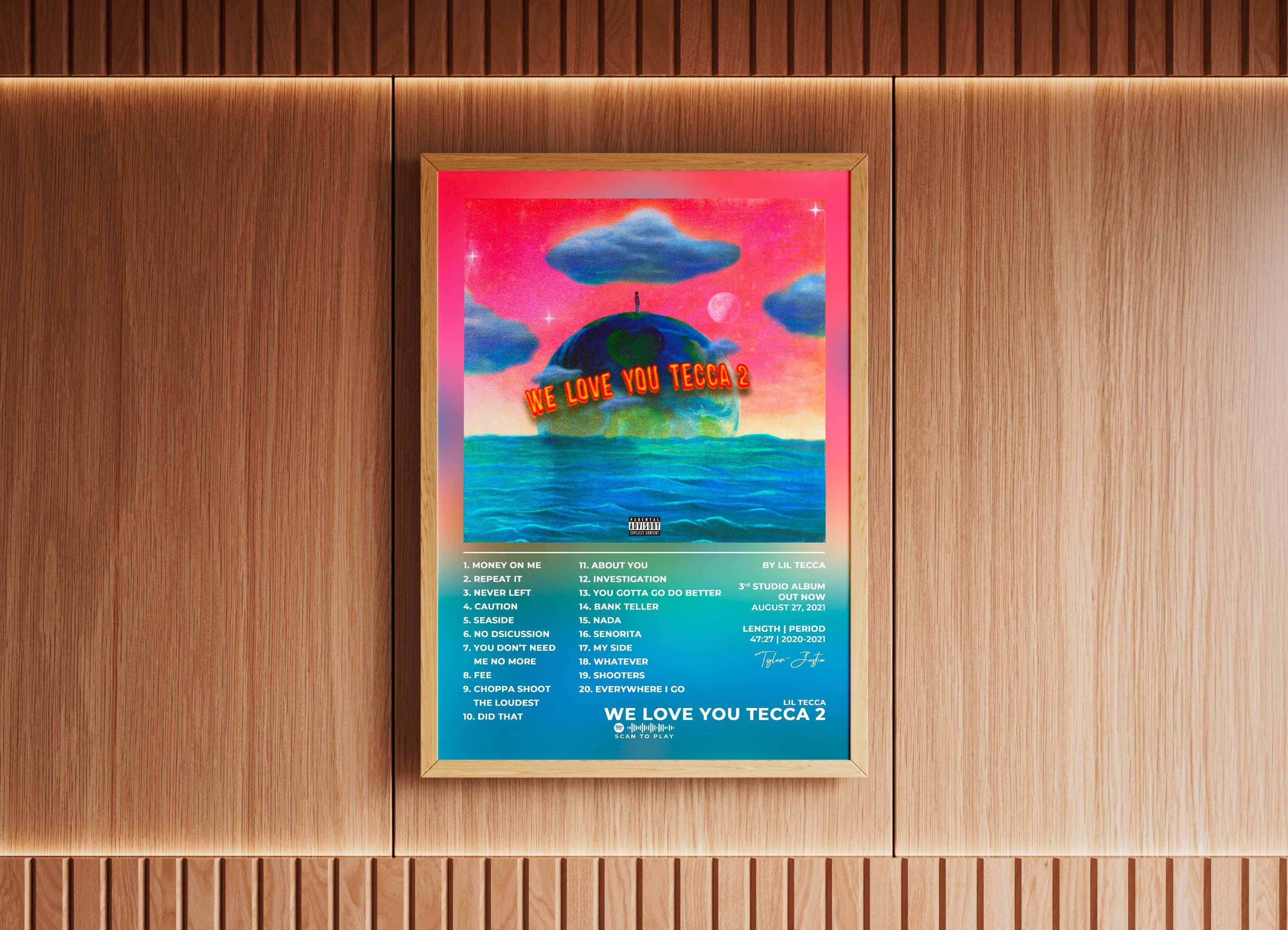 We Love You Tecca 2 Lil Tecca Poster - Backyard