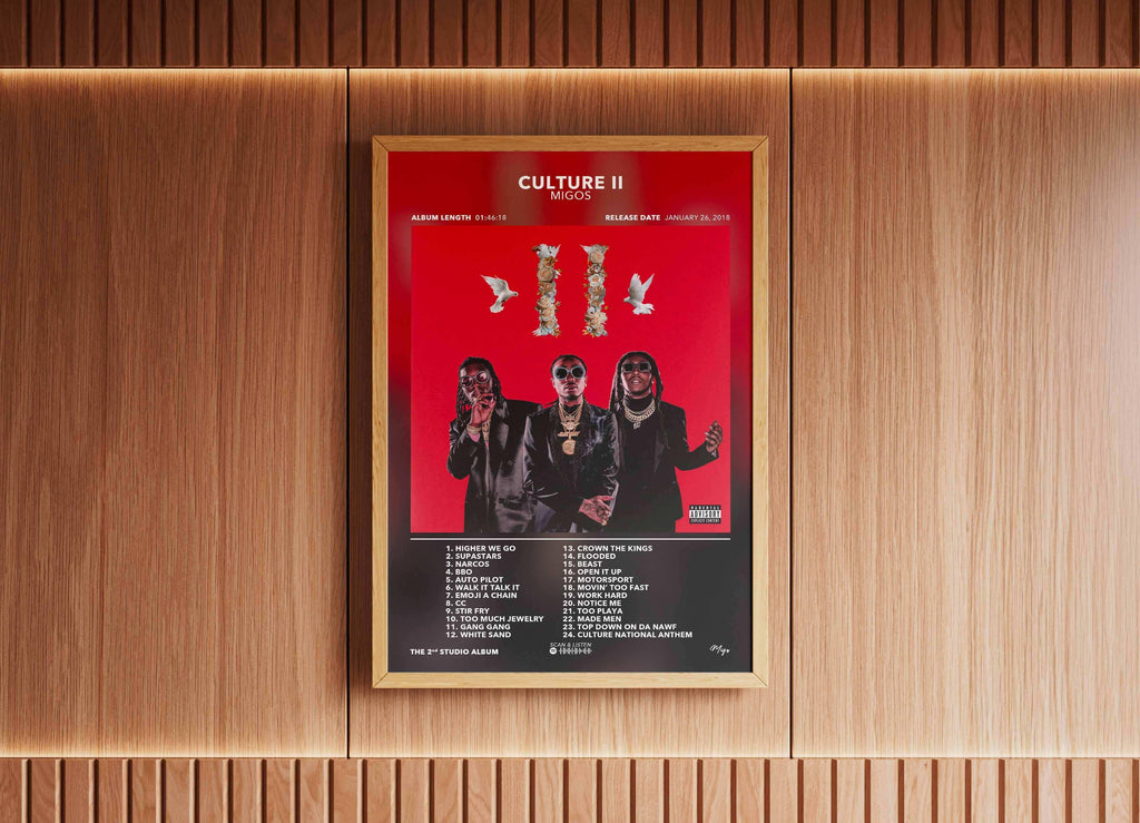 Poster Culture 2 Migos - Backyard