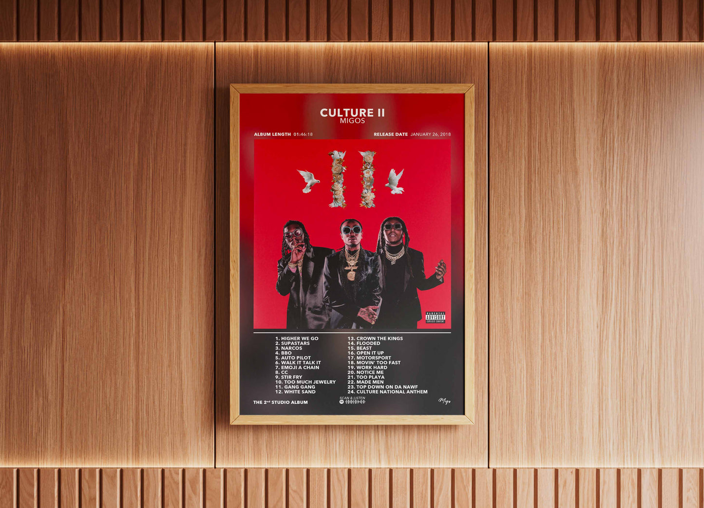 Poster Culture 2 Migos