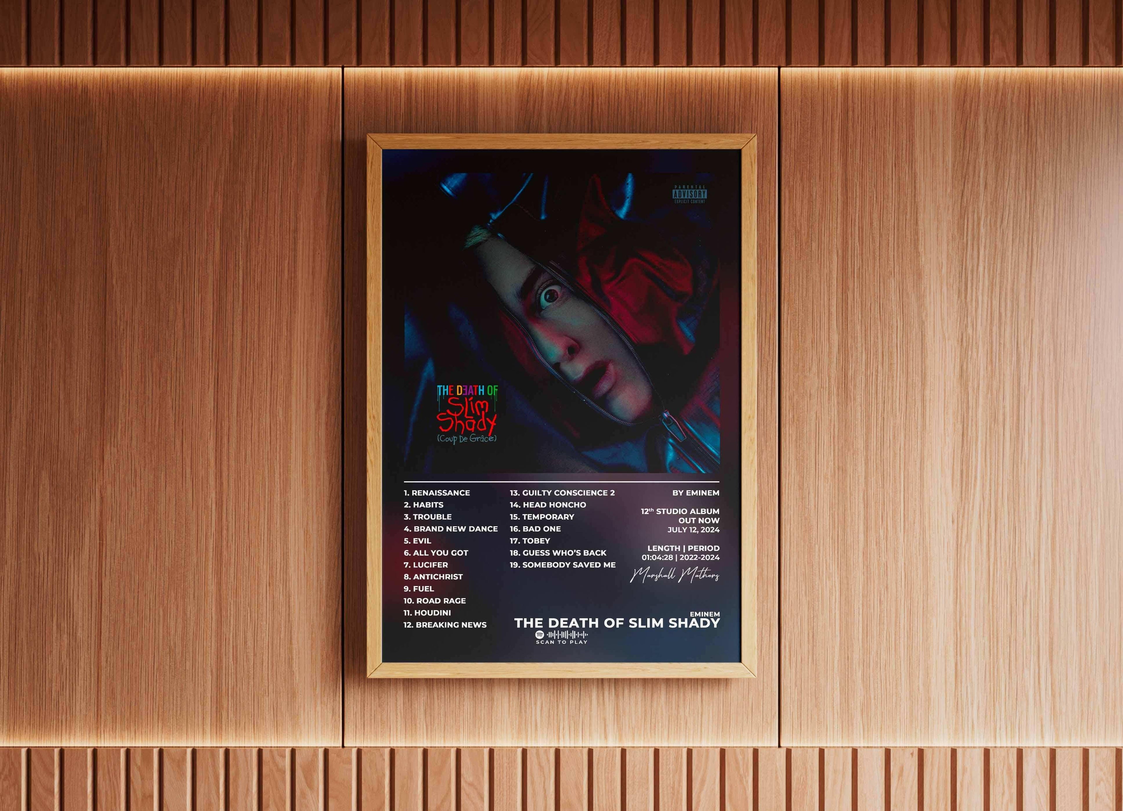 The Death Of Slim Shady Eminem Poster - Backyard