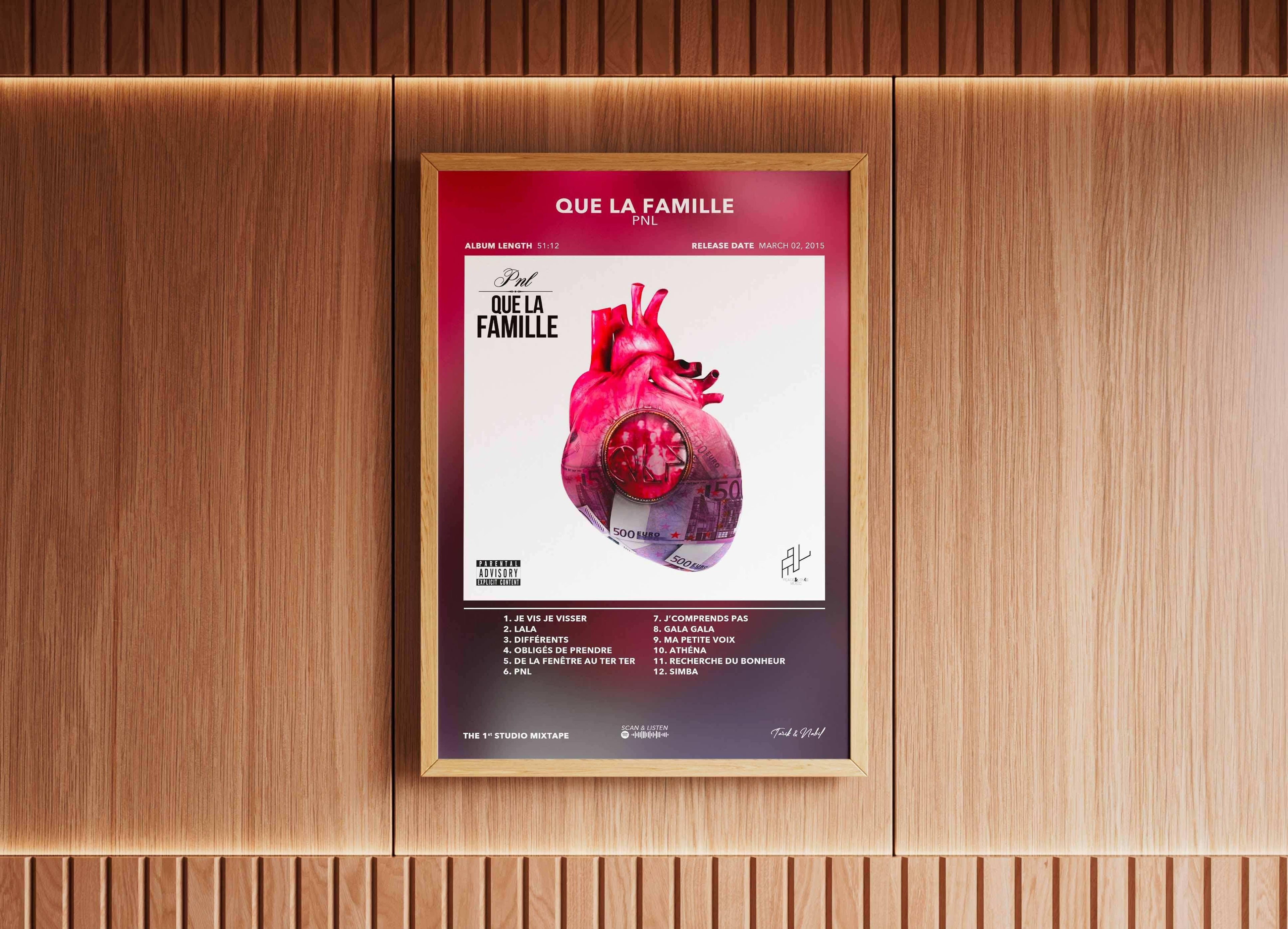 Poster Que La Famille PNL - Backyard