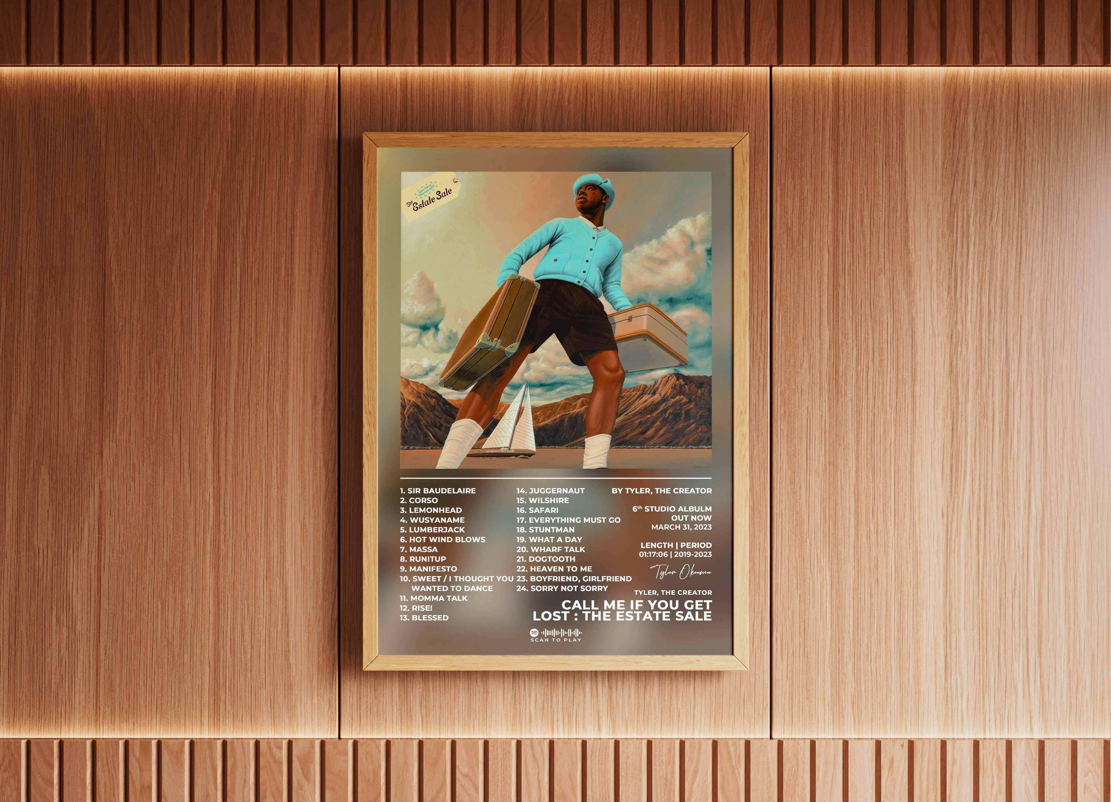 Call Me If You Get Lost Tyler The Creator Poster - Backyard