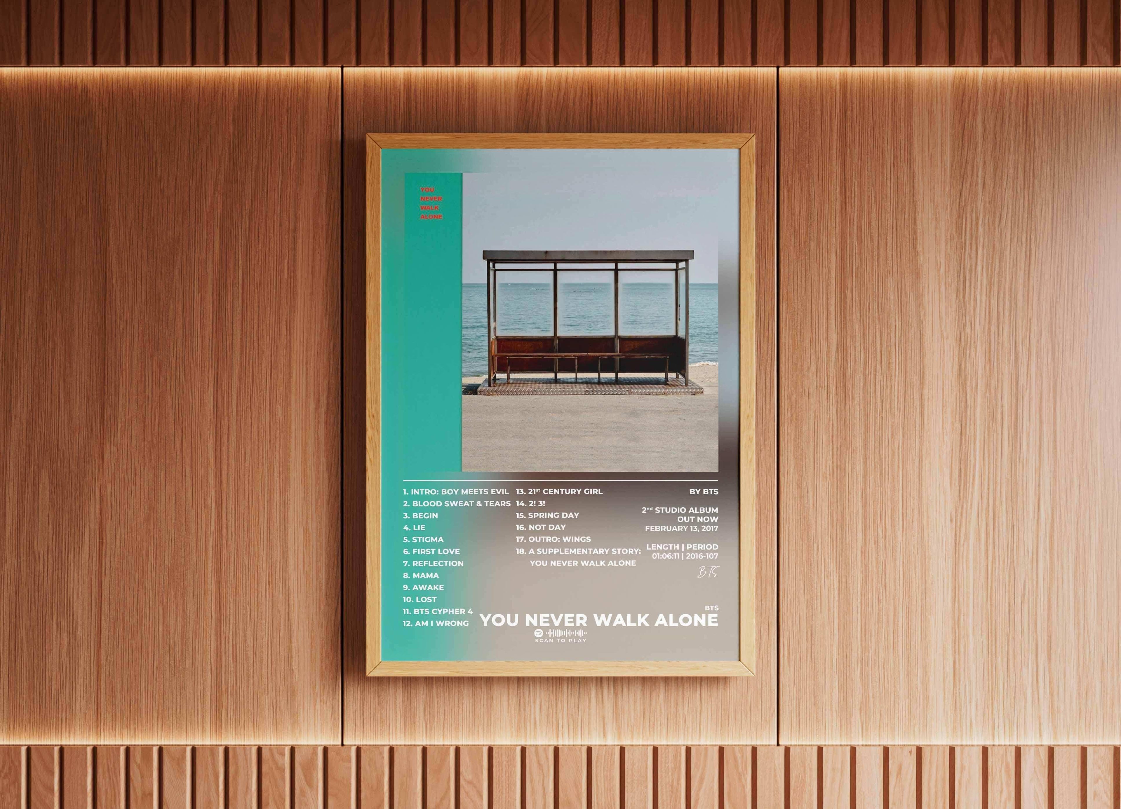 You Never Walk Alone BTS Poster - Backyard