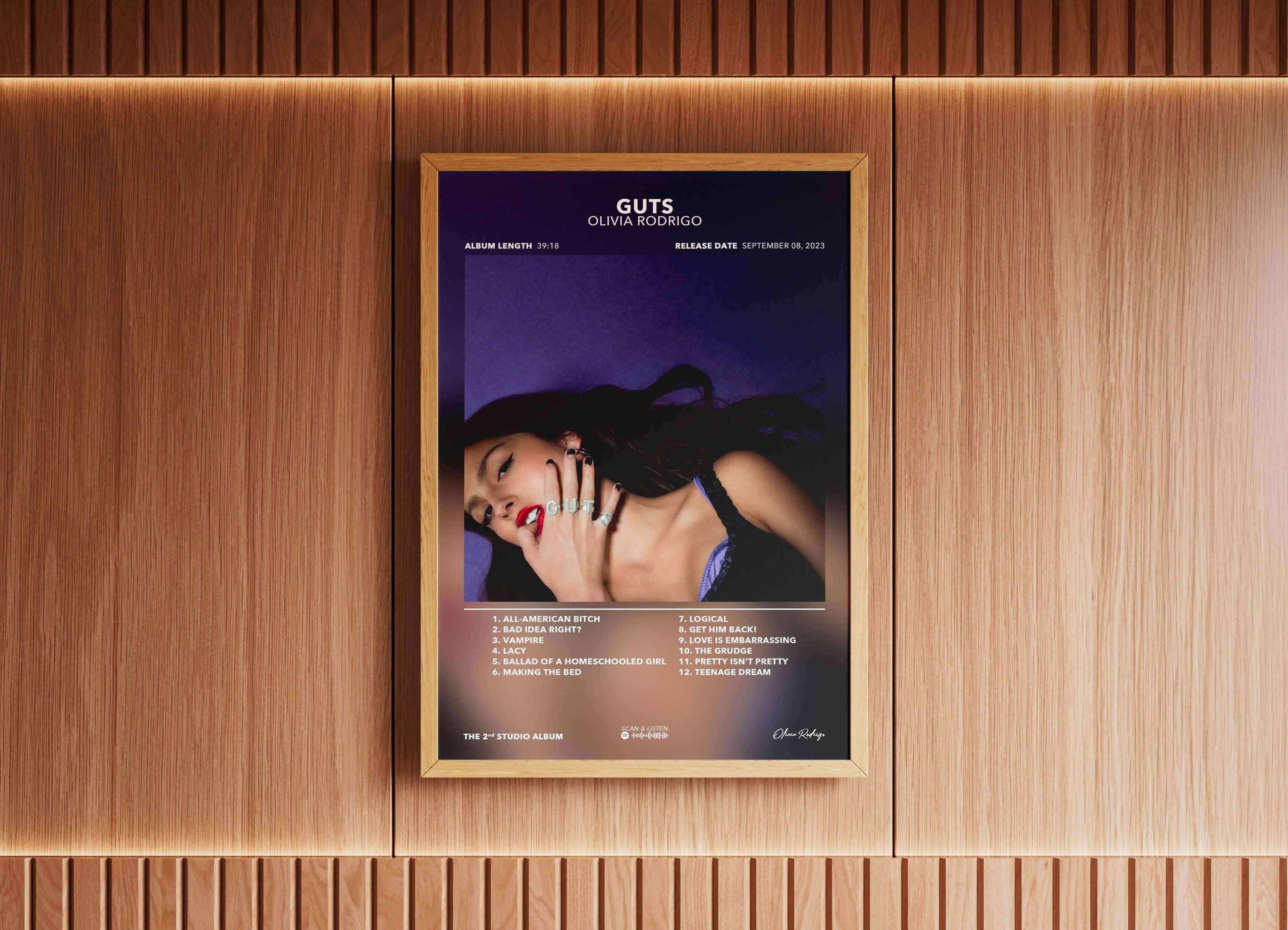 Poster Guts Olivia Rodrigo - Backyard