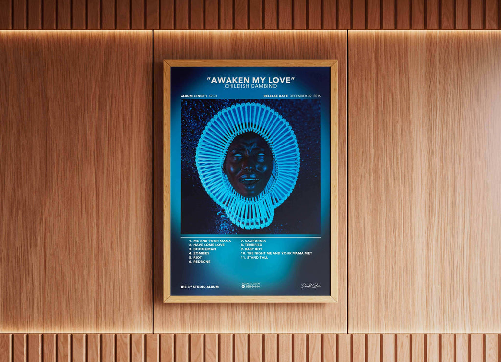 Poster Awaken My Love Childish Gambino - Backyard