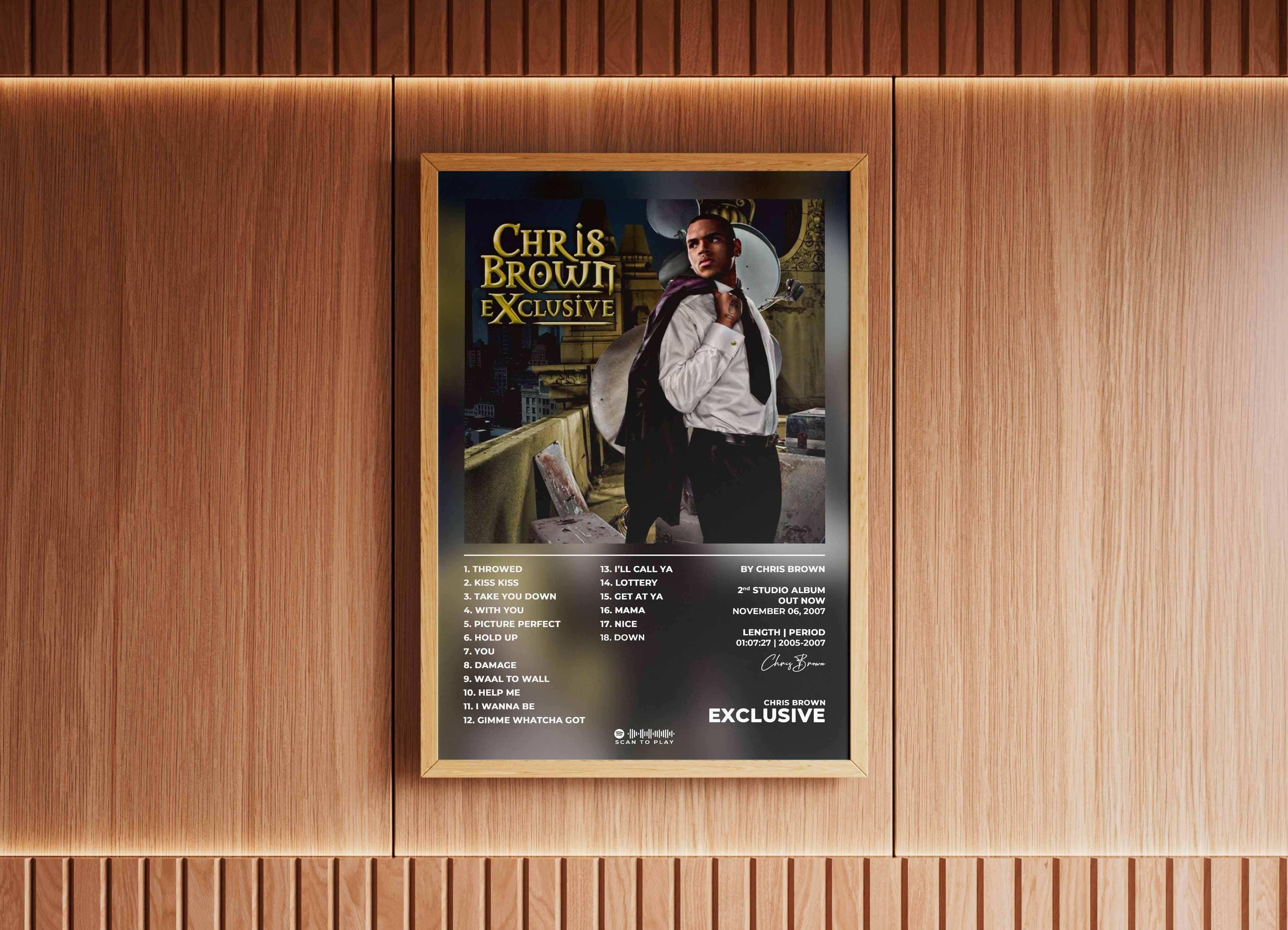 Exclusive Chris Brown Poster - Backyard