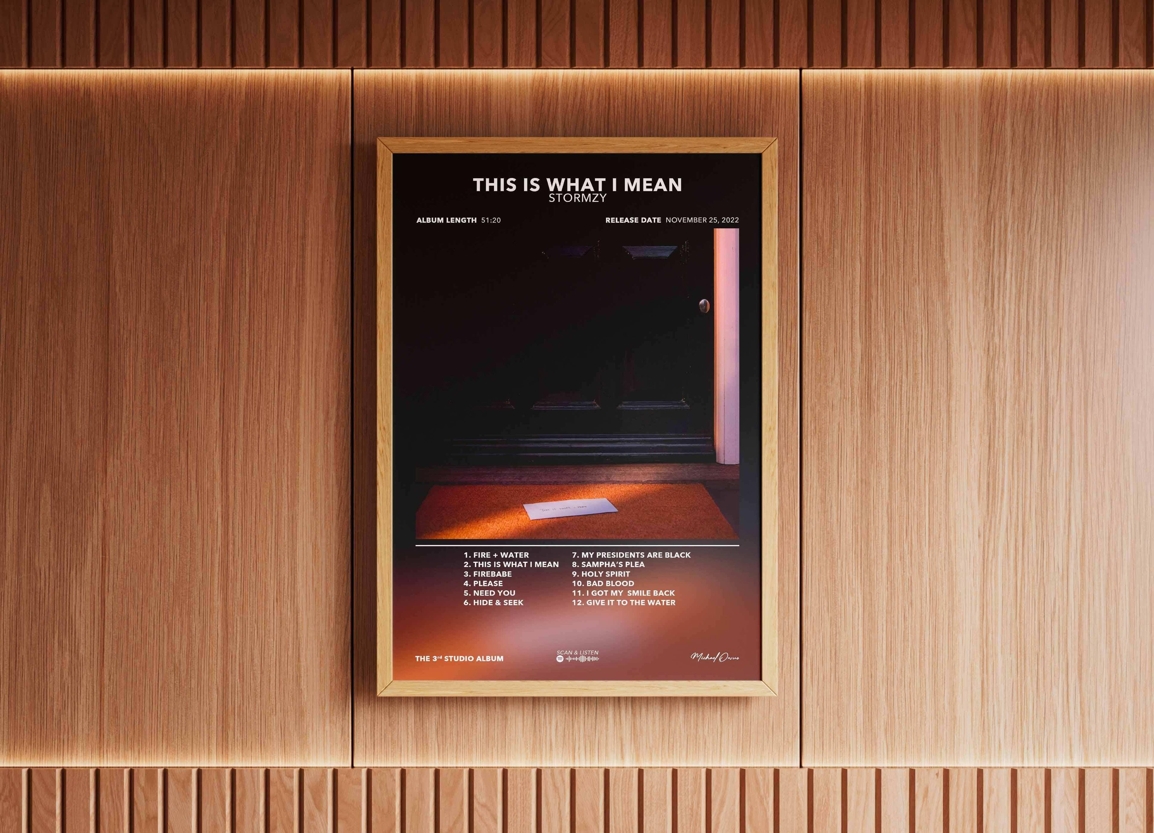 Poster This Is What I Mean Stormzy - Backyard