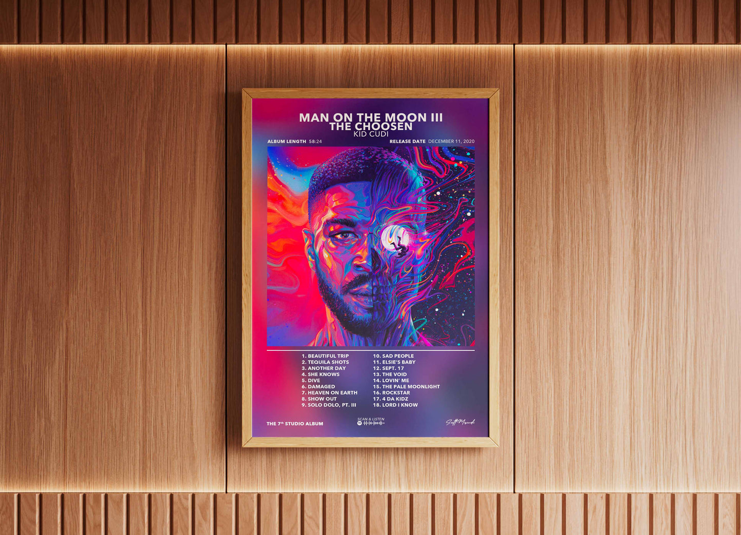 Poster Man On The Moon 3 : The Choosen Kid Cudi