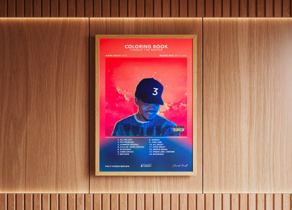 Poster Coloring Book Chance The Rapper