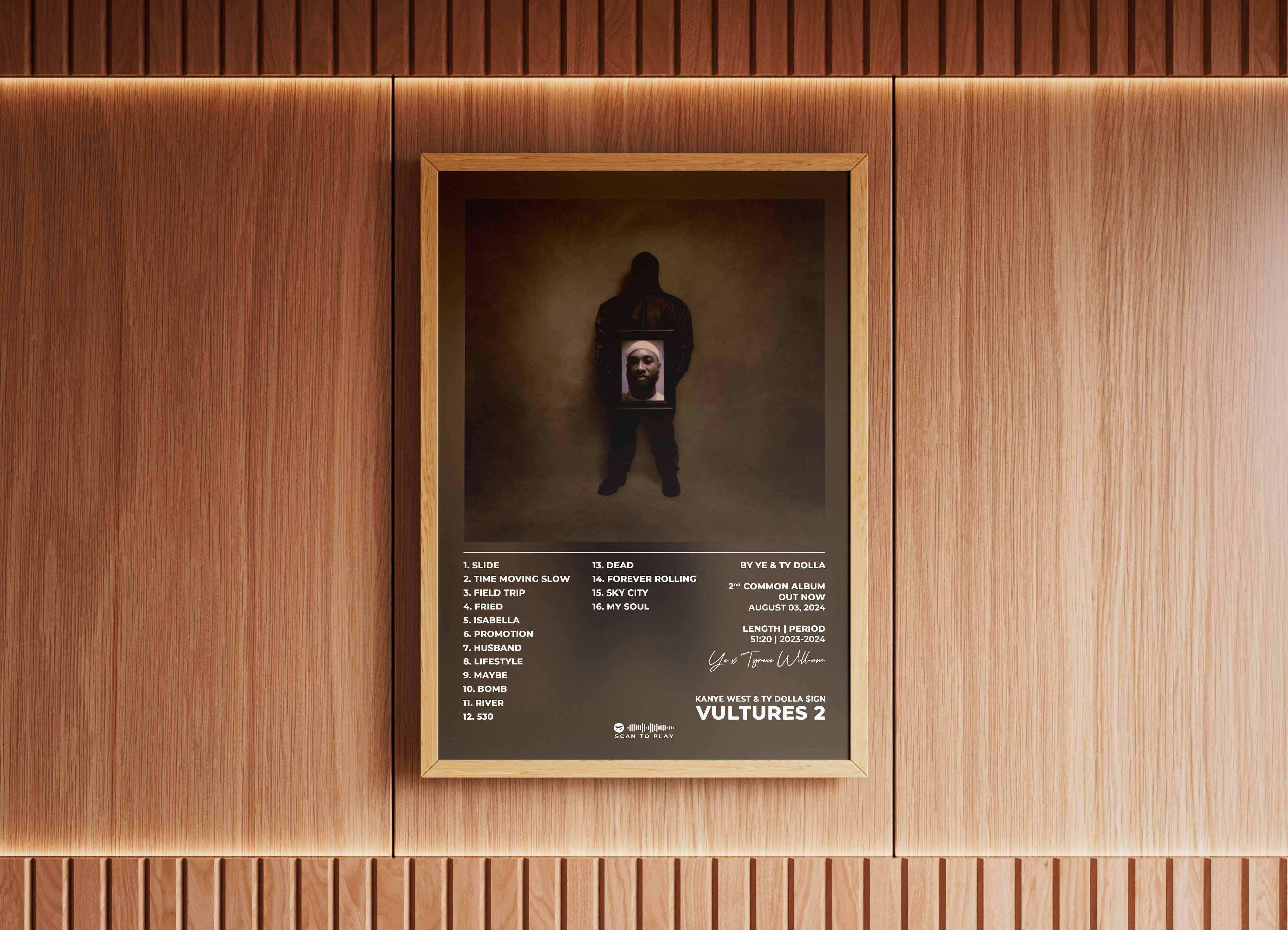 Vultures 2 Kanye West & Ty Dolla $ign Poster - Backyard