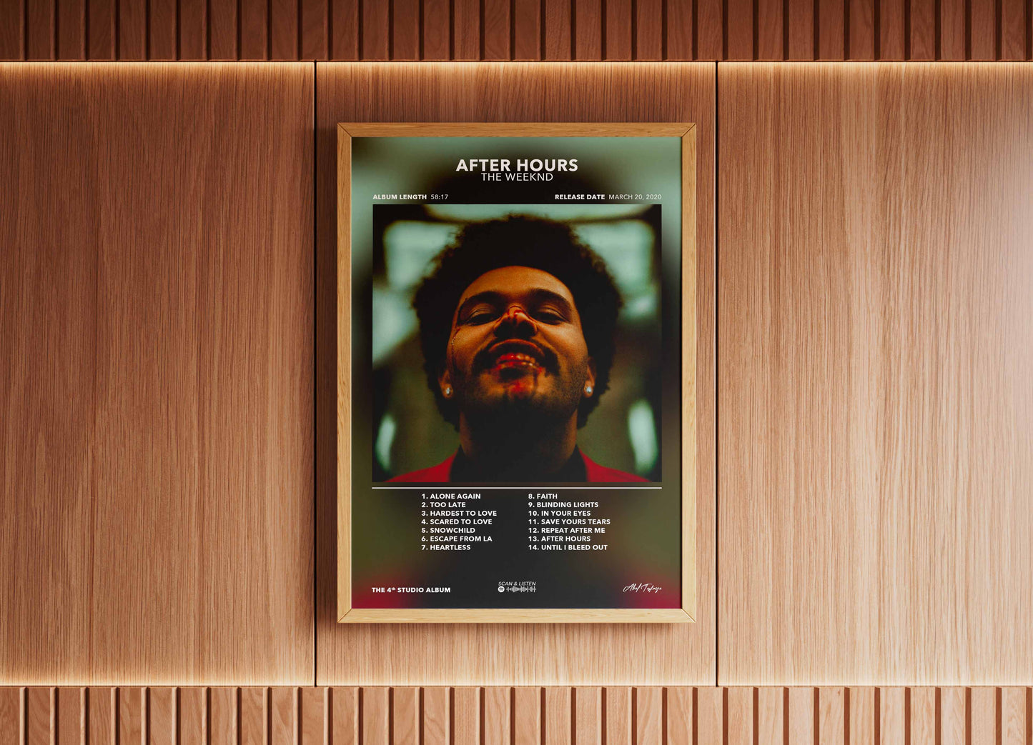 Poster After Hours The Weeknd