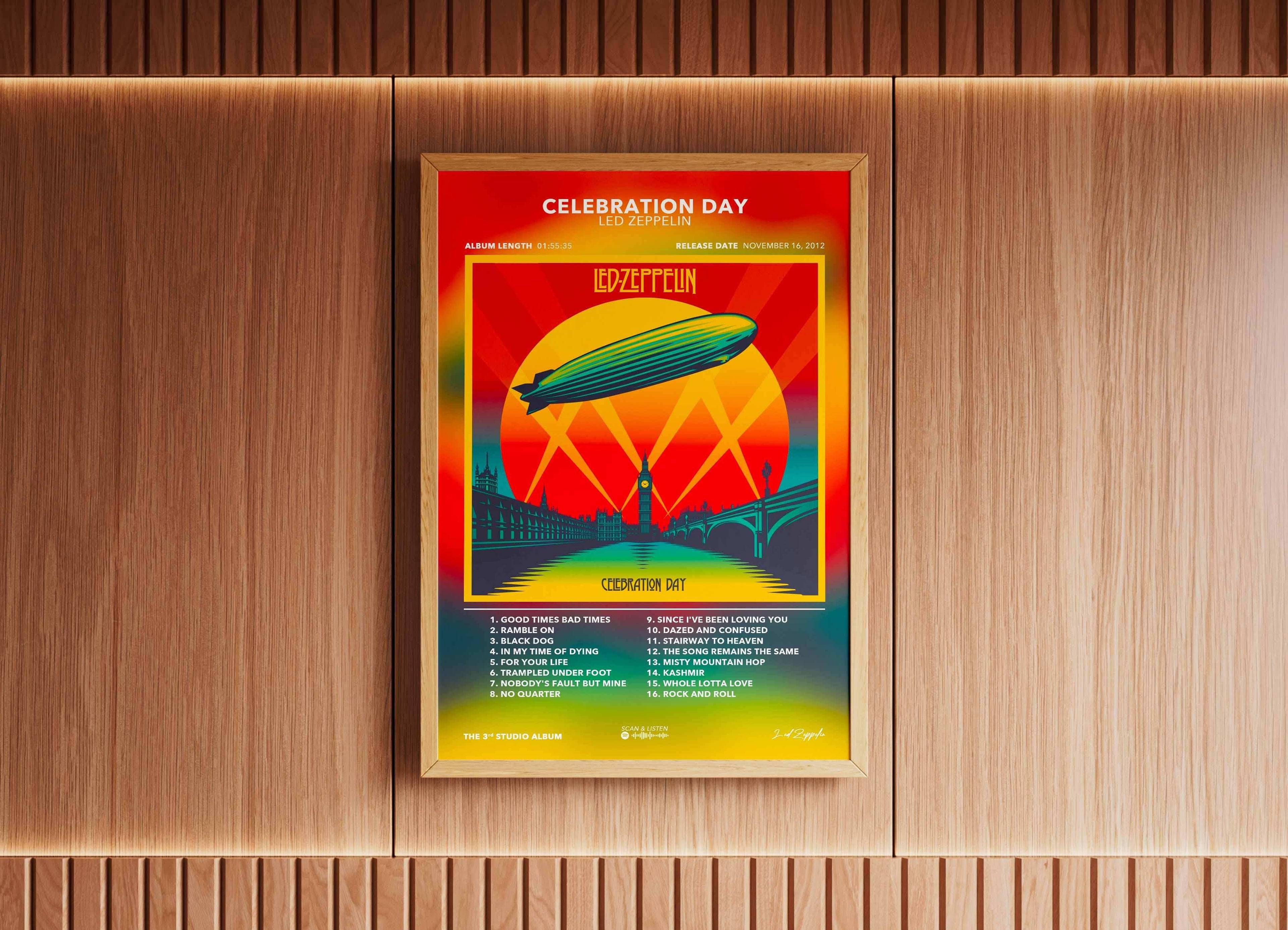 Poster Celebration Day Led Zeppelin - Backyard