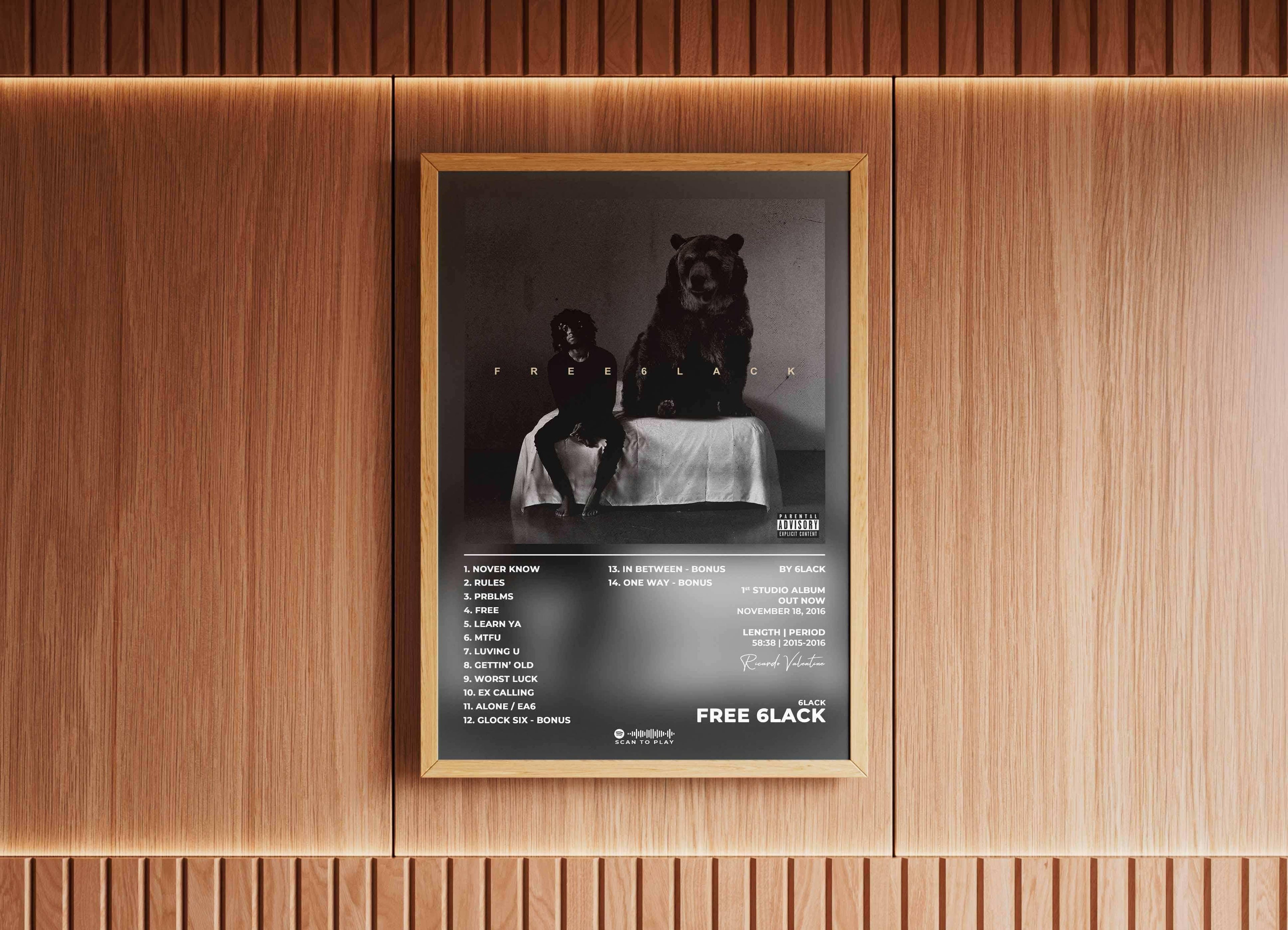 Affiche encadrée sur mur en bois, fait en France, livraison gratuite 48h, cadeau idéal Noël