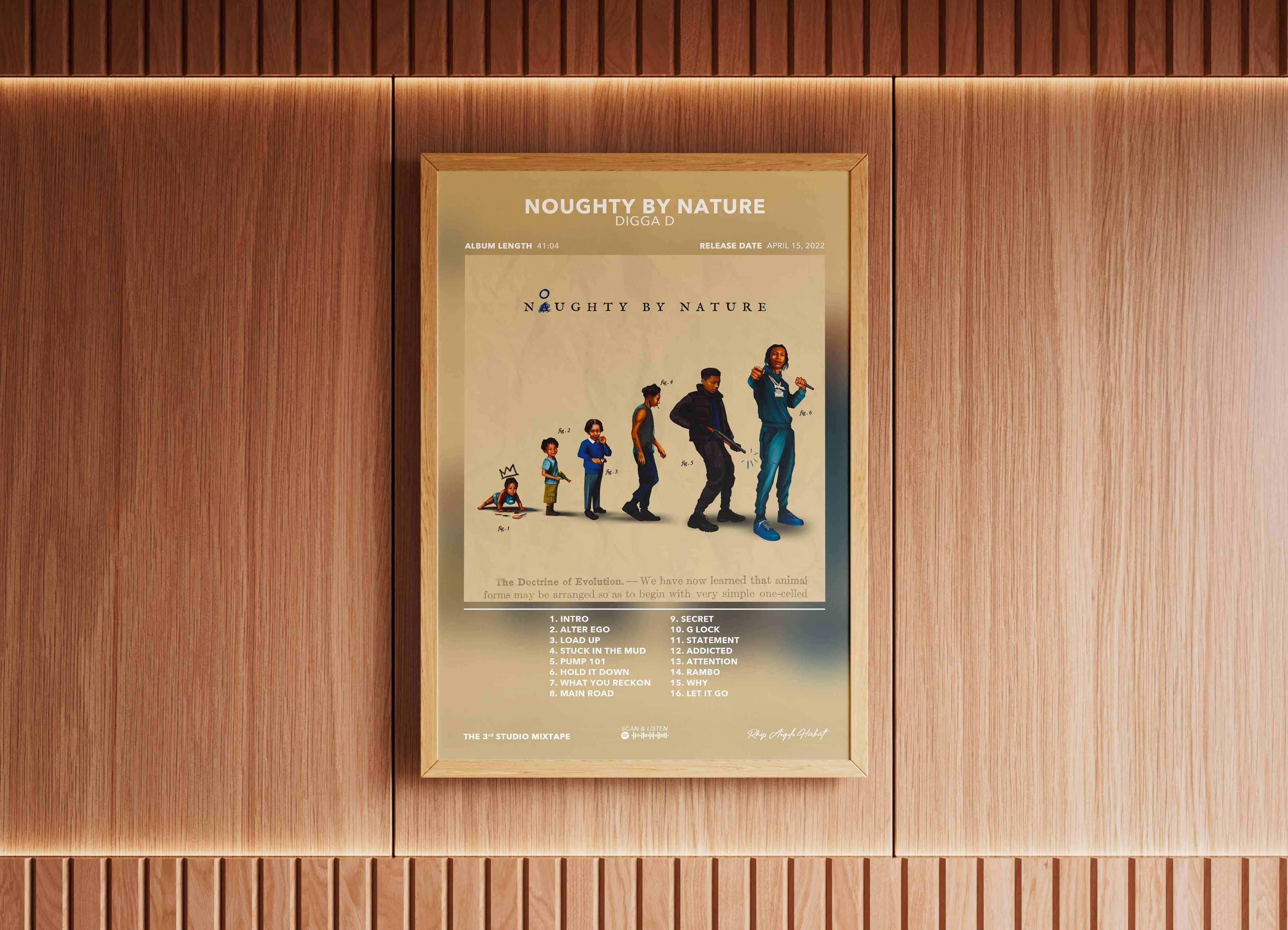 Poster Noughty By Nature Digga D - Backyard