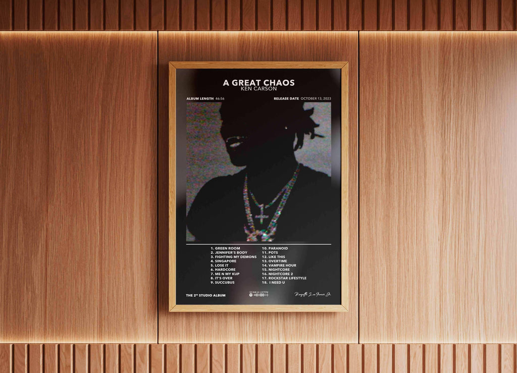 Poster A Great Chaos Ken Carson - Backyard