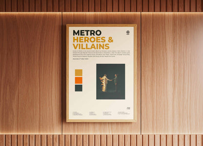 Heroes & Villains Metro Boomin Poster