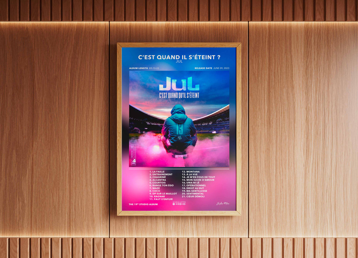 Poster C'est Quand Il S'éteint JUL