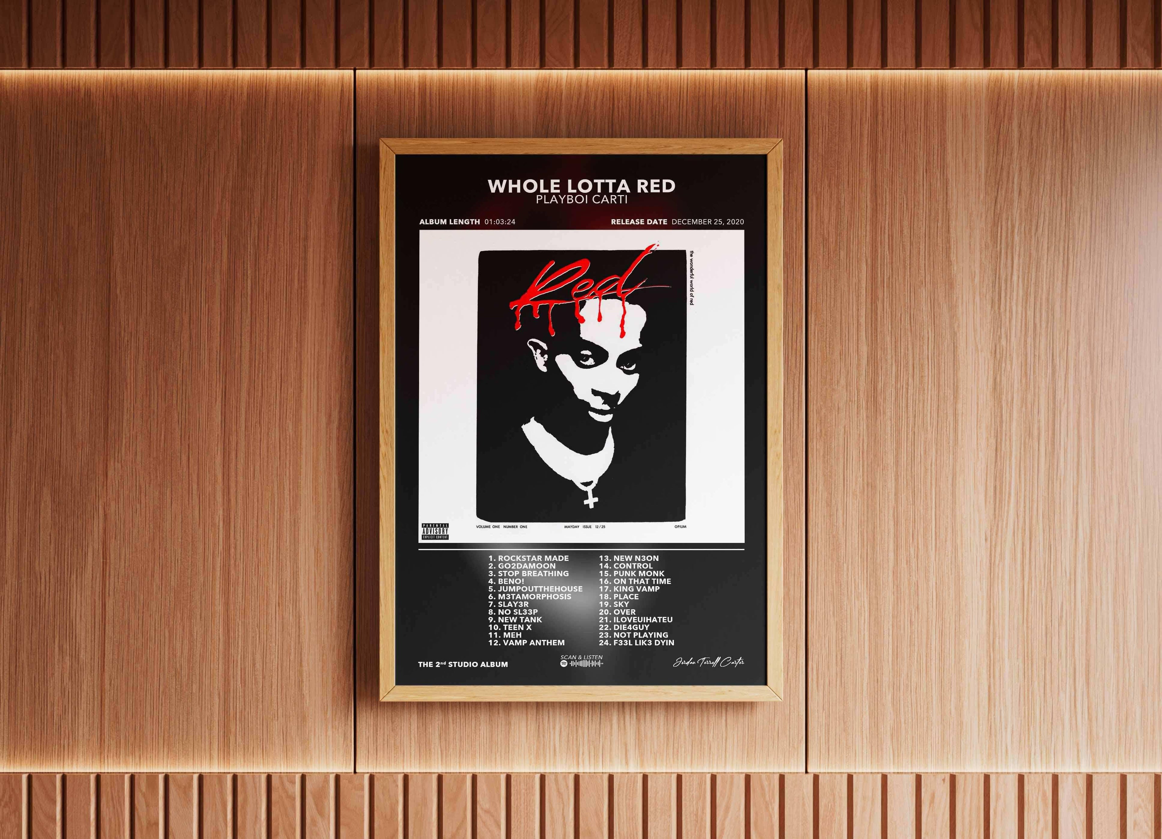 Poster Whole Lotta Red Playboi Carti - Backyard