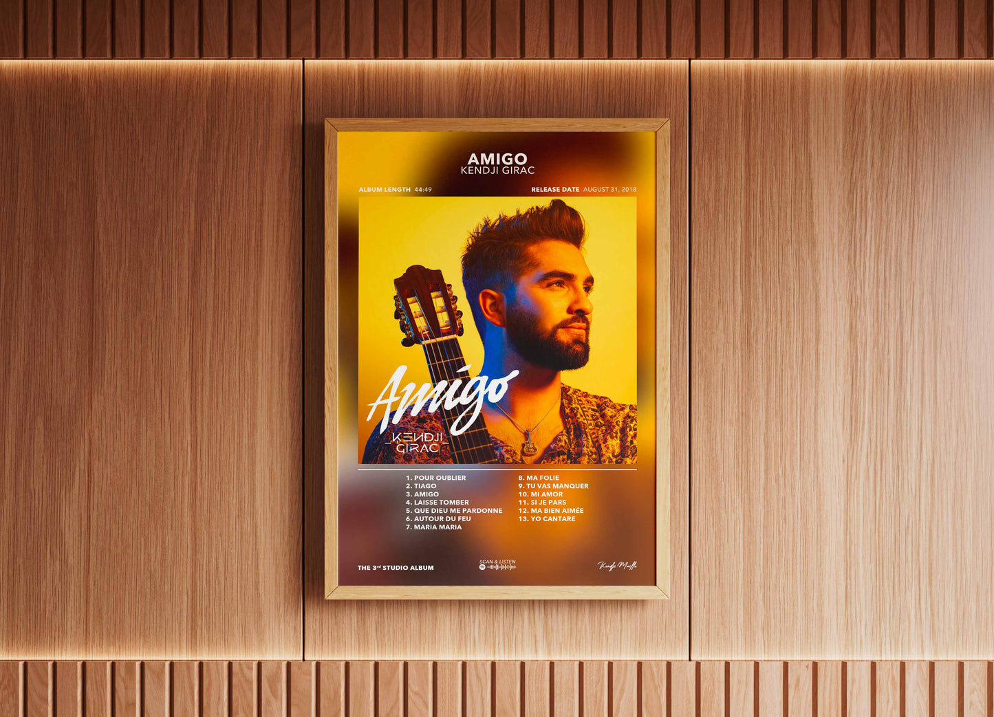 Poster Amigo Kendji Girac