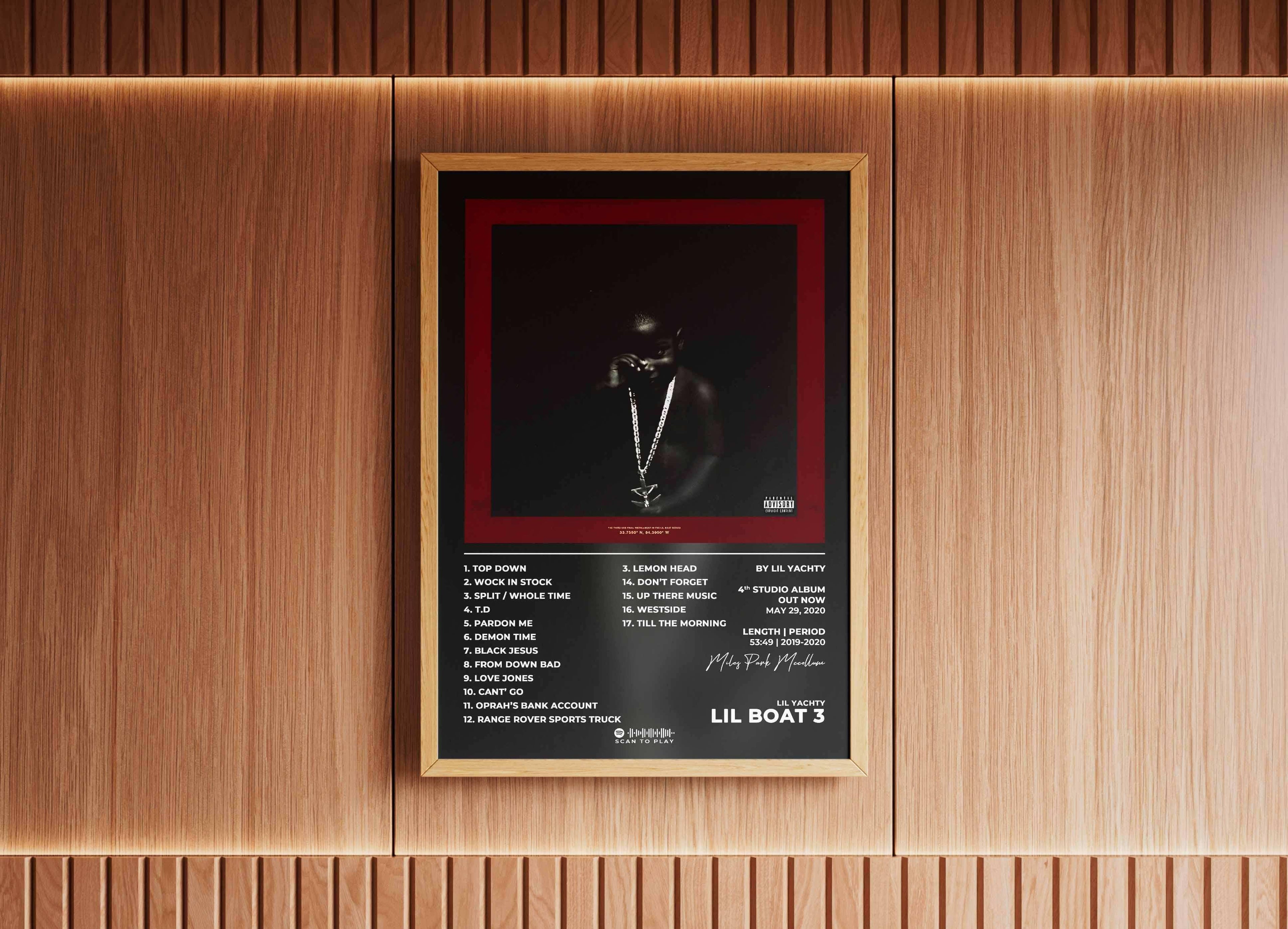 Lil Boat 3 Lil Yachty Poster - Backyard