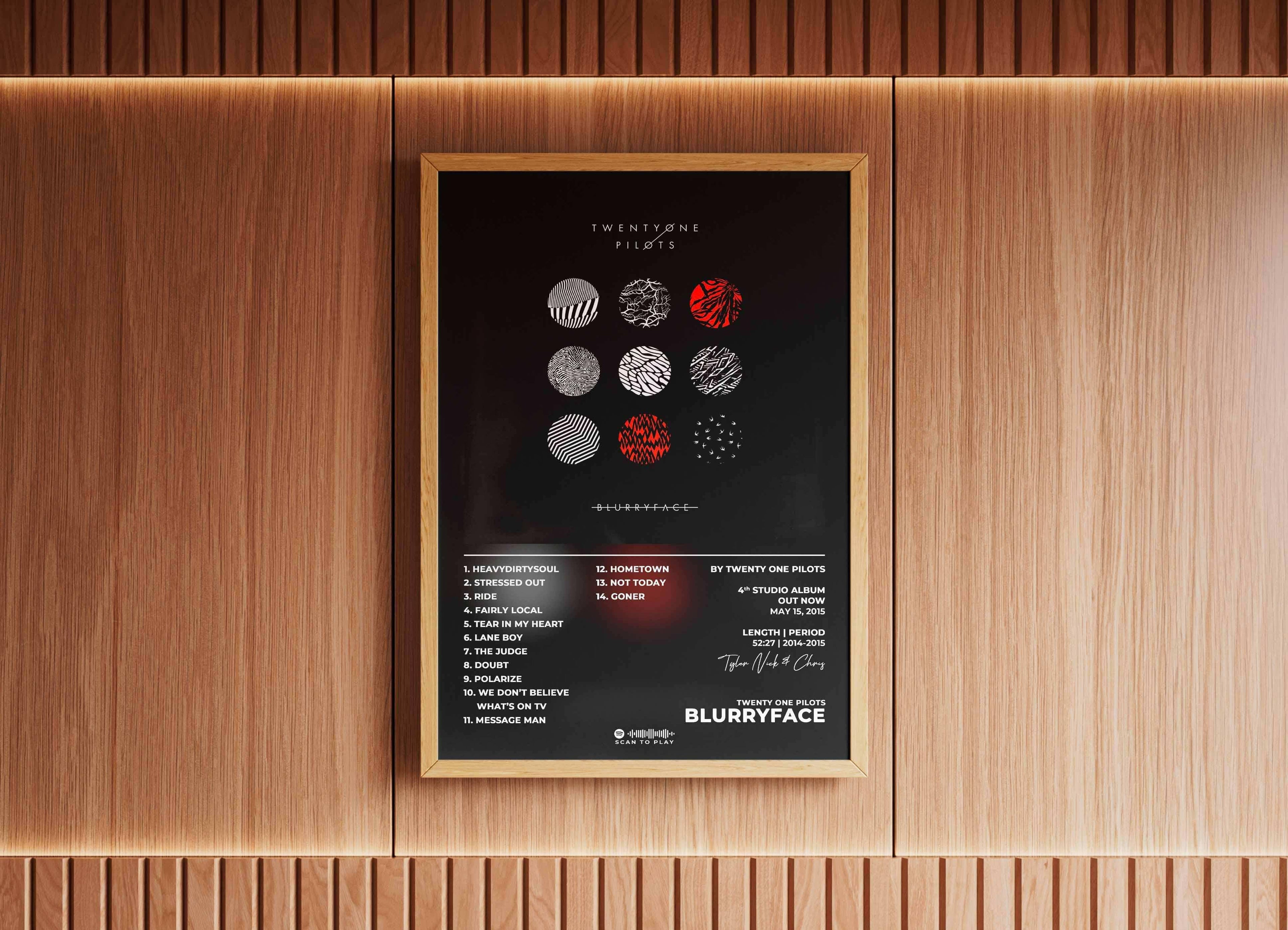 Blurryface Twenty One Pilots Poster - Backyard