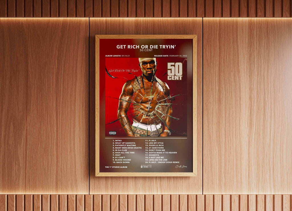 Poster Get Rich Or Die Tryin' 50 Cent - Backyard