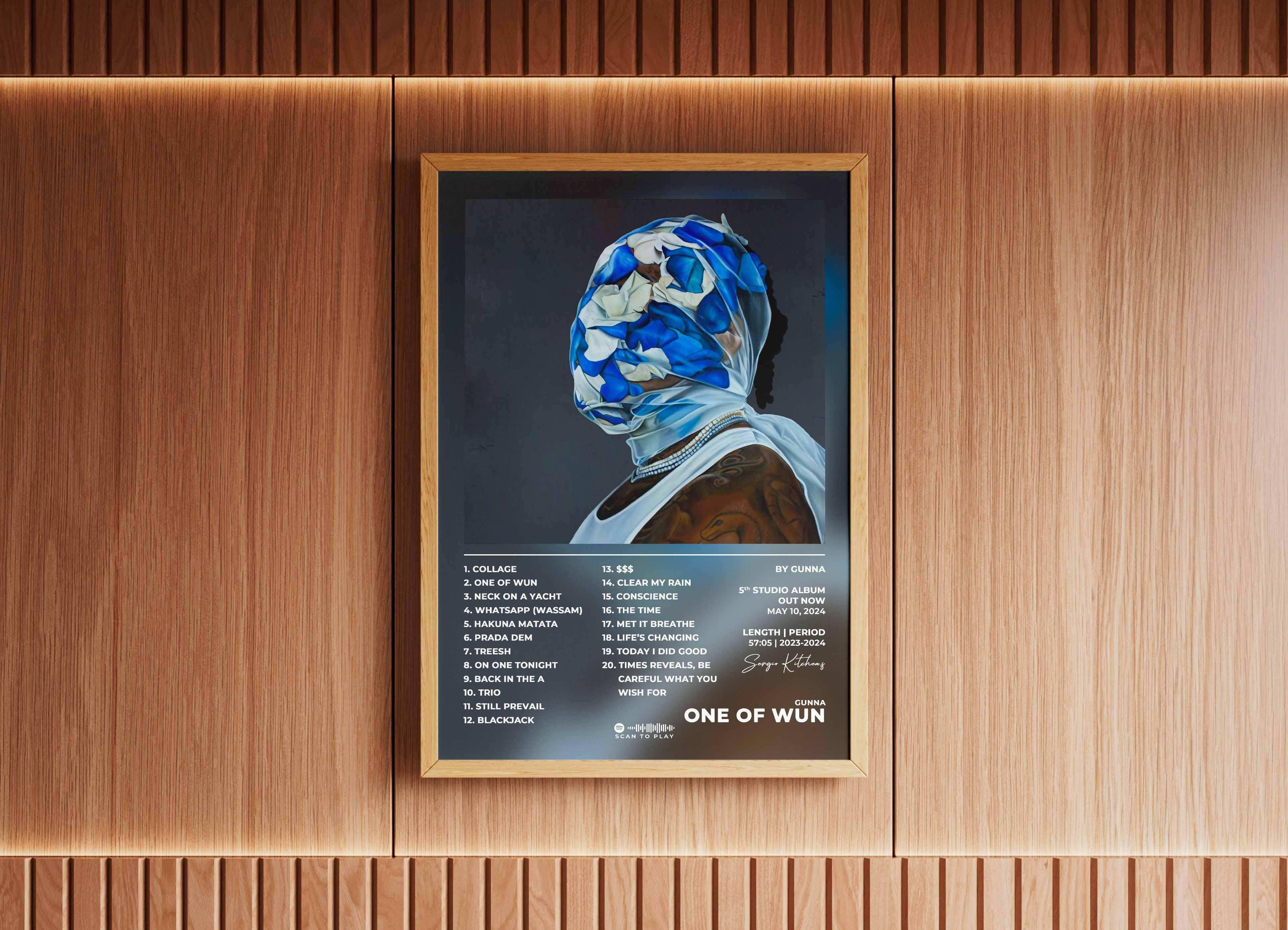 One Of Wun Gunna Poster - Backyard