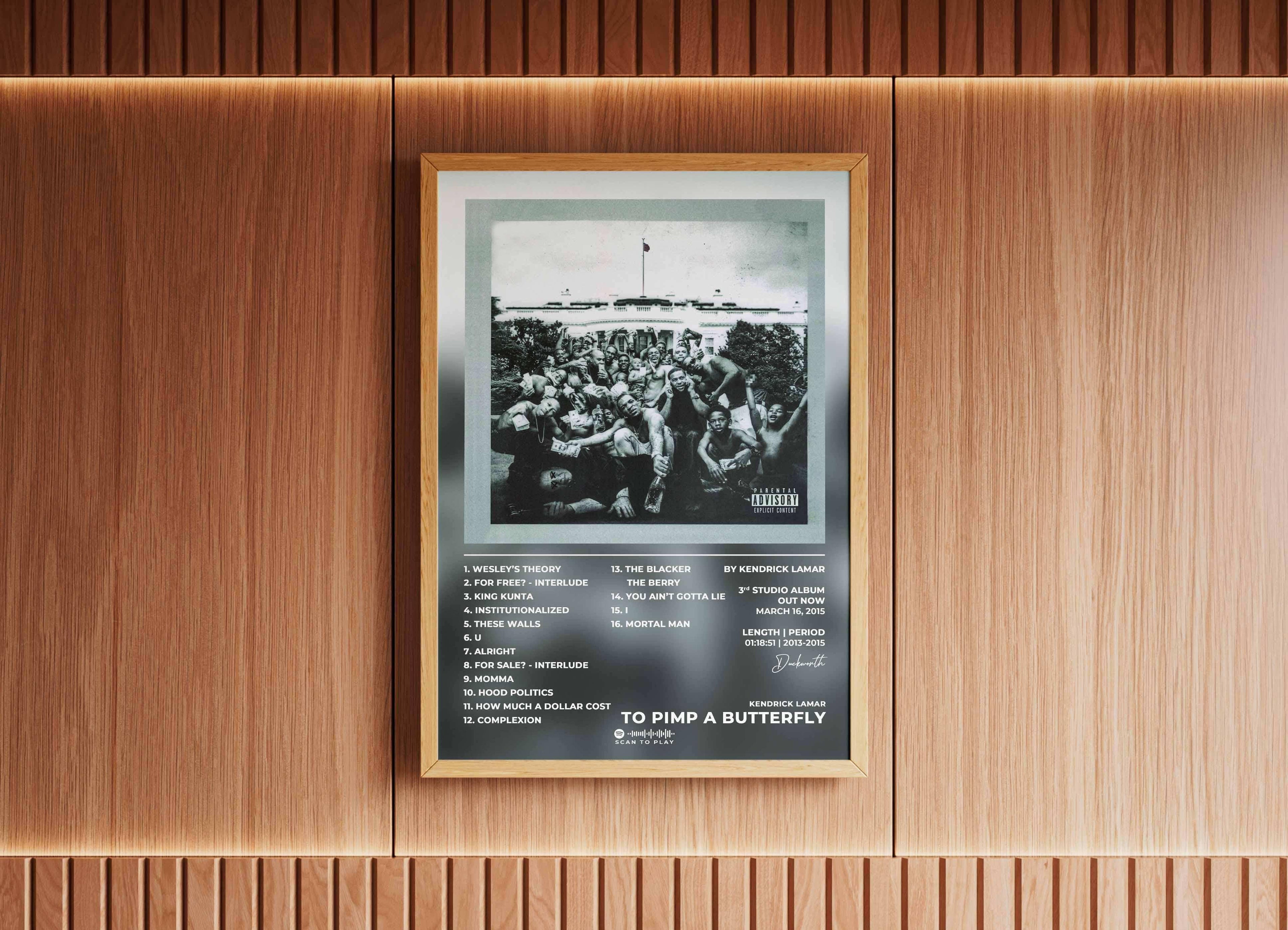 To Pimp A Butterfly Kendrick Lamar Poster - Backyard