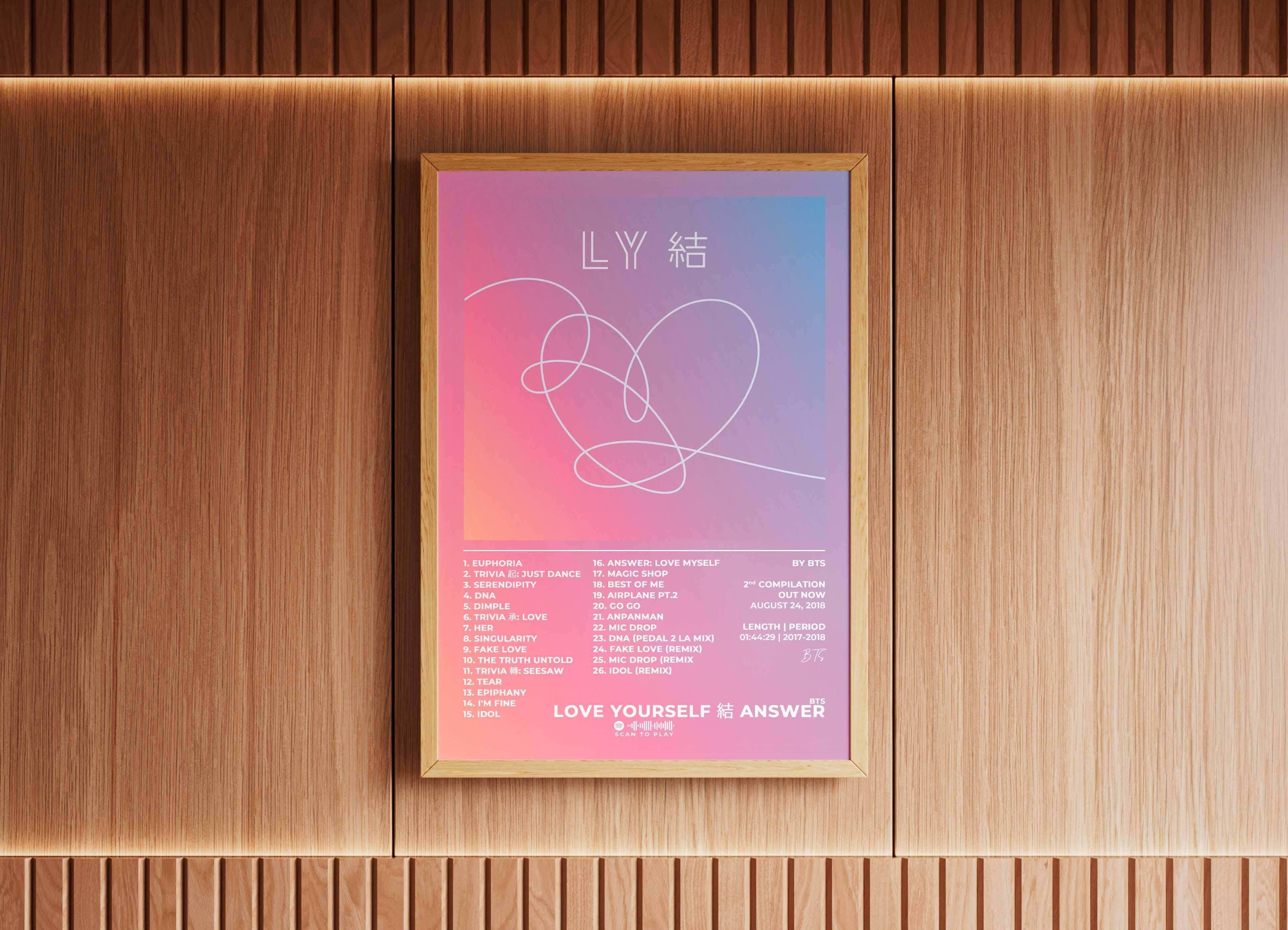 Love Yourself : Answer BTS Poster - Backyard