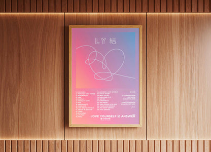 Love Yourself : Answer BTS Poster