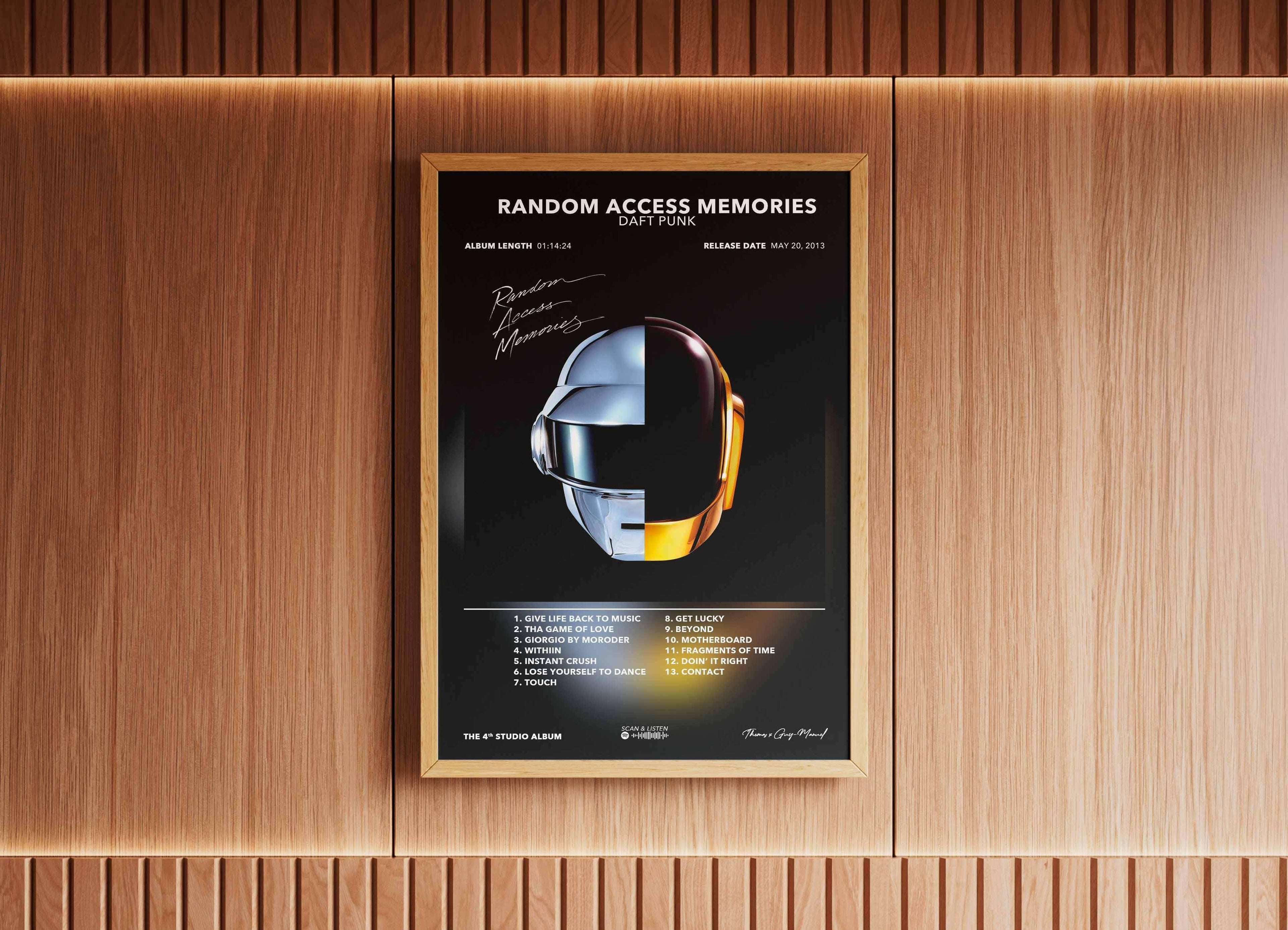 Poster Random Access Memories Daft Punk - Backyard