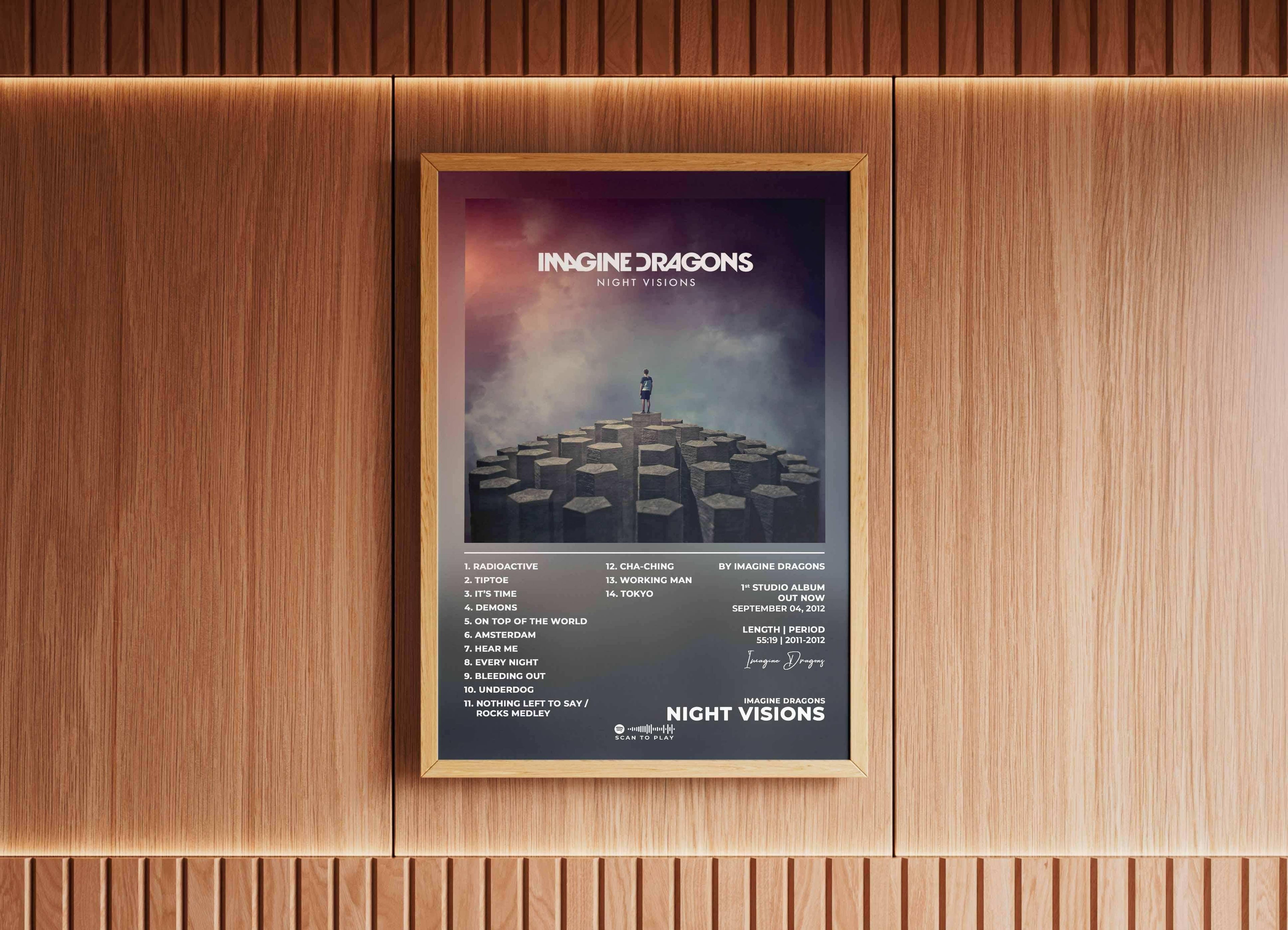 Night Visions Imagine Dragons Poster - Backyard