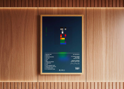 X&Y Coldplay Poster