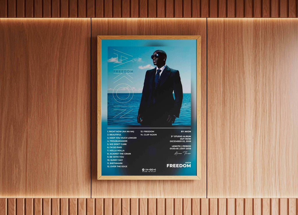 Affiche album encadrée accrochée au mur, faite en France, livraison gratuite 48h, cadeau idéal Noël
