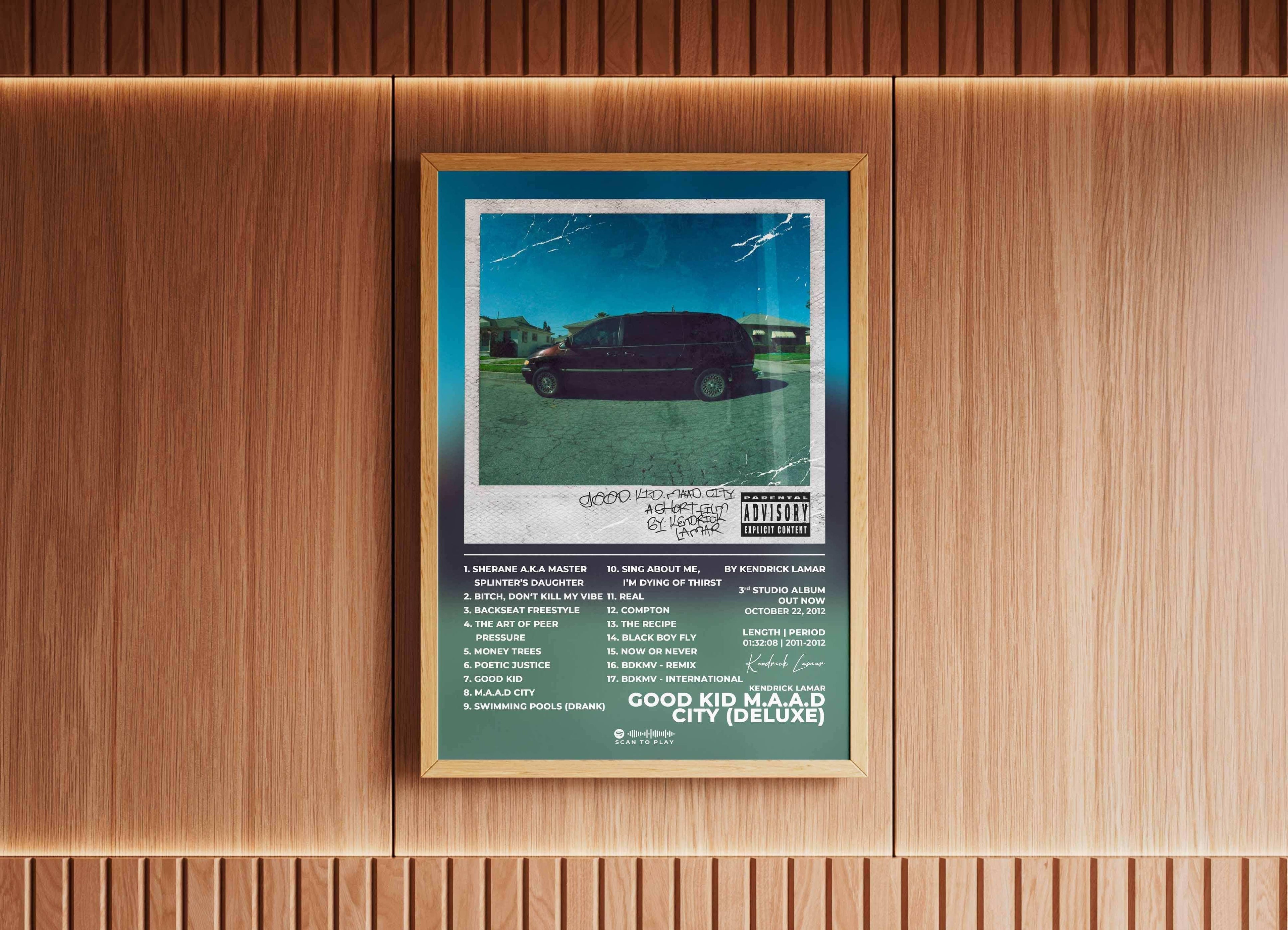 Good Kid M.A.A.D City Kendrick Lamar Poster - Backyard