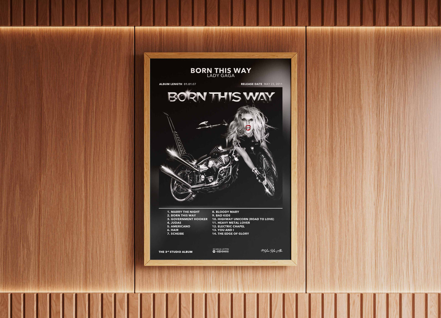 Poster Born This Way Lady Gaga