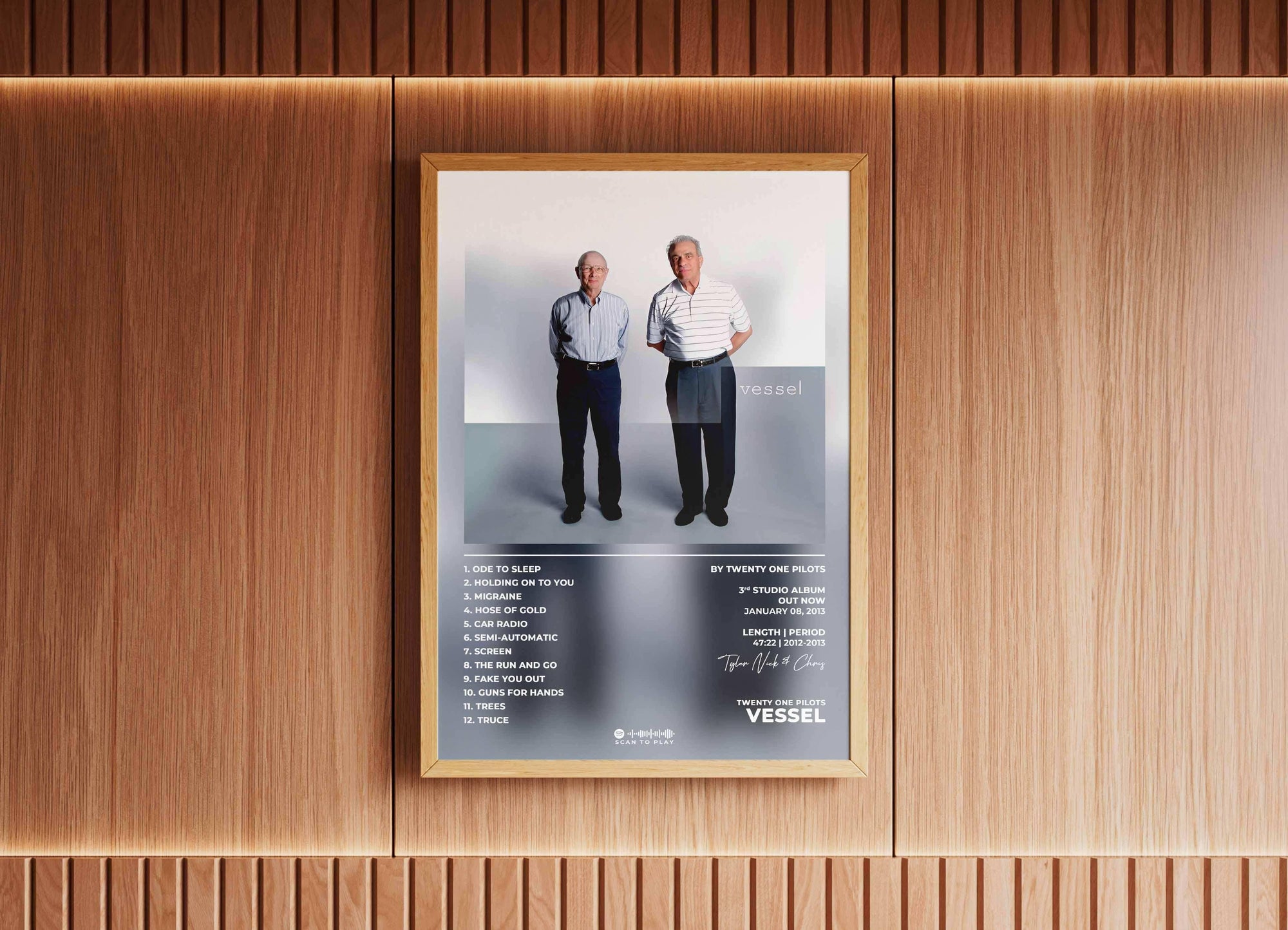 Vessel Twenty One Pilots Poster - Backyard