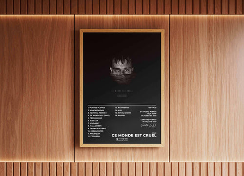 Ce Monde Est Cruel Vald Poster - Backyard