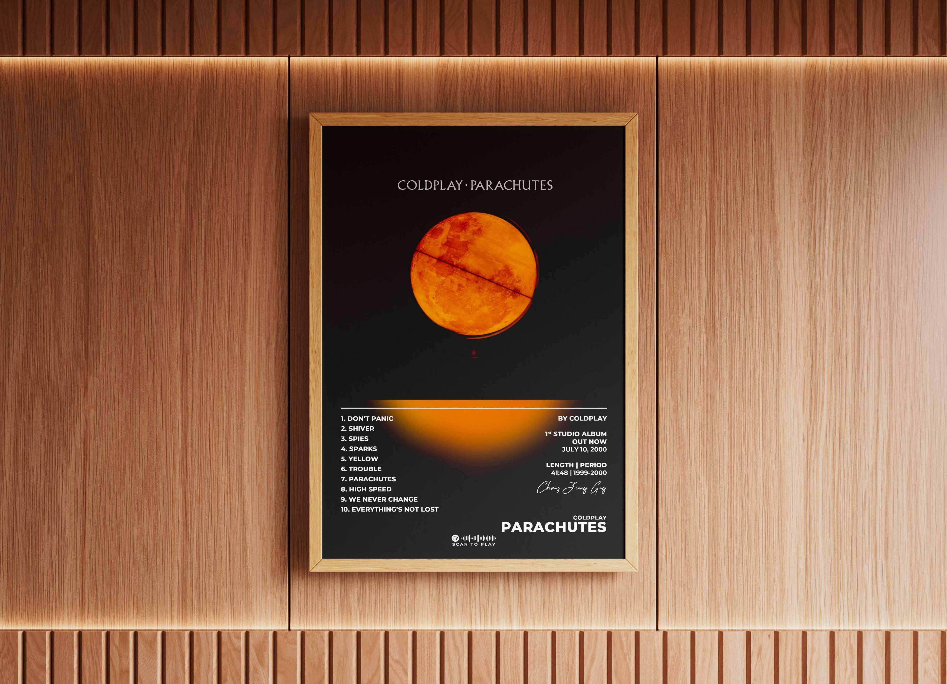 Parachutes Coldplay Poster - Backyard