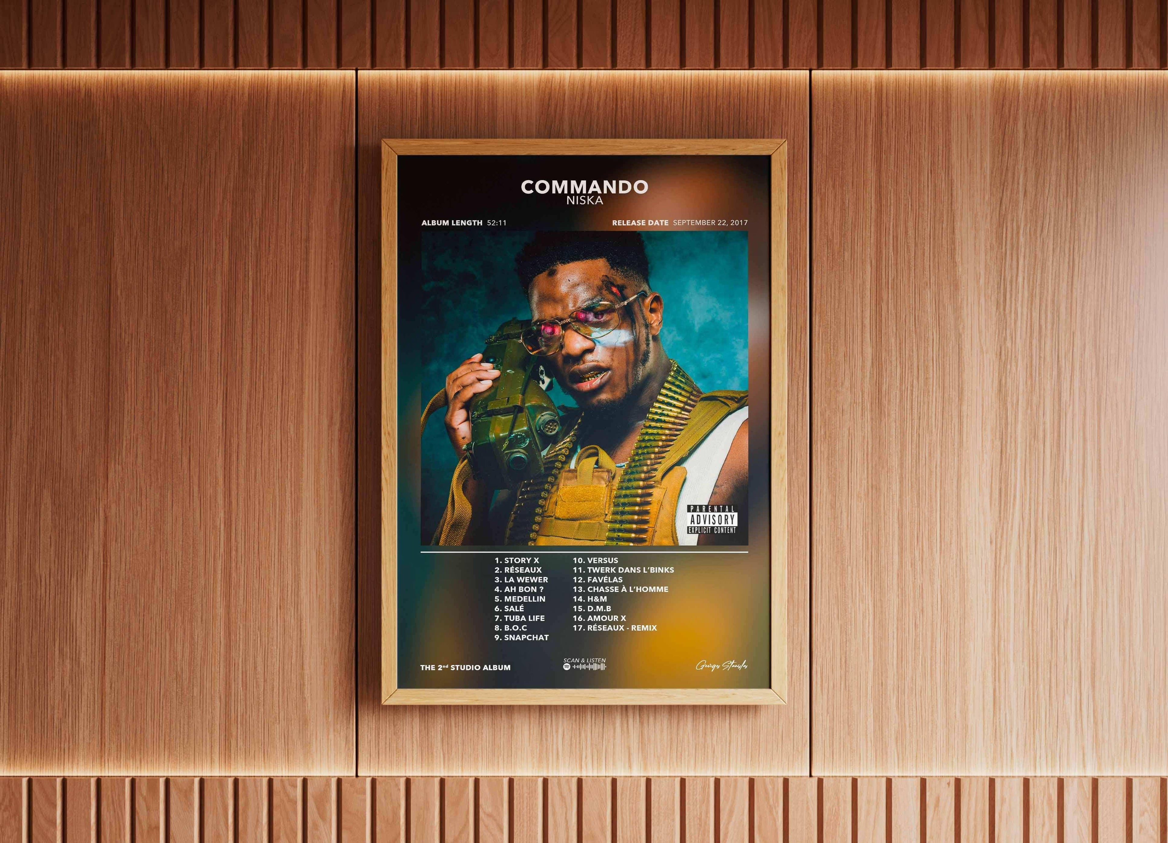 Poster Commando Niska - Backyard