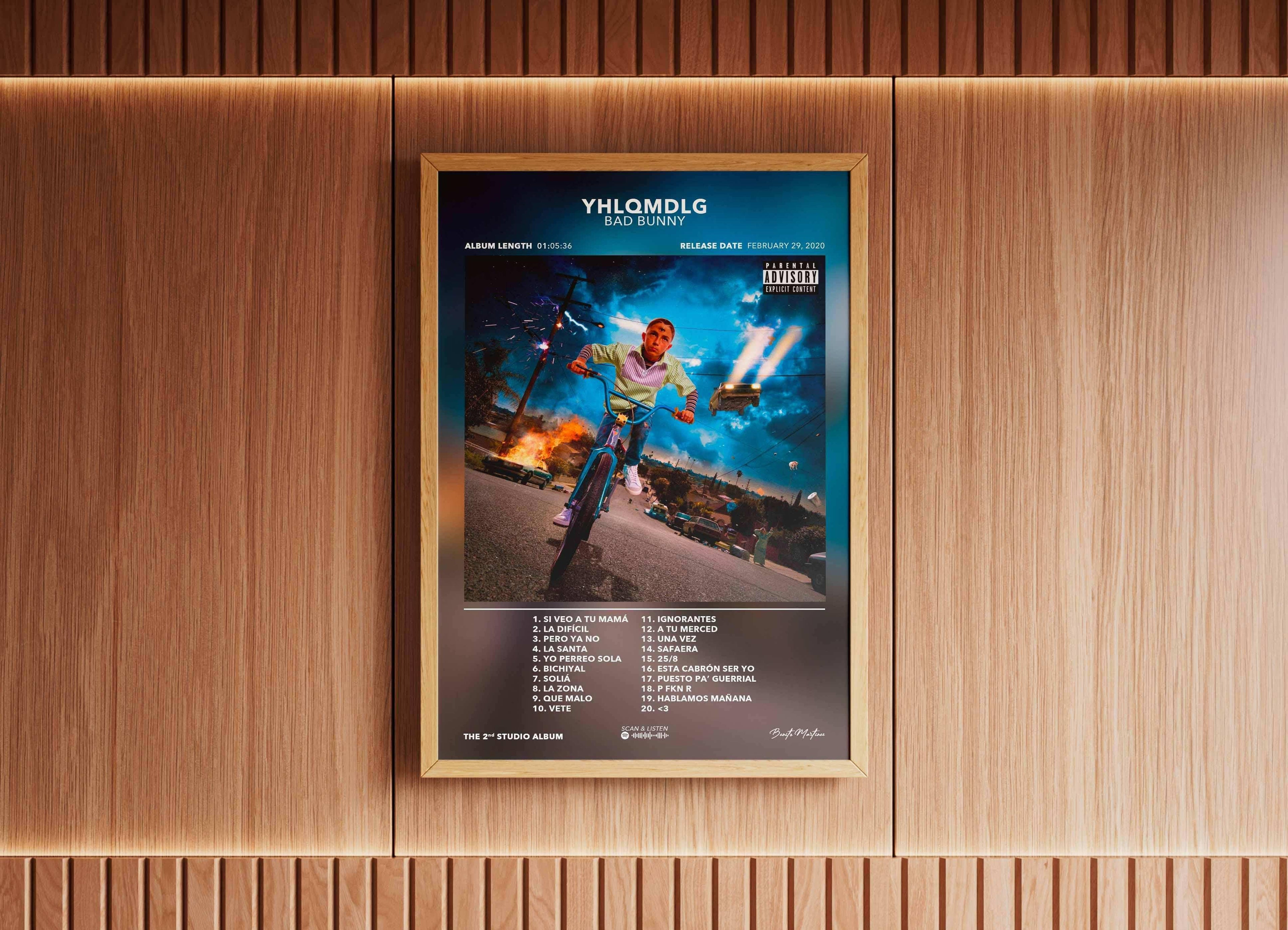 Poster YHLQMDLG Bad Bunny - Backyard