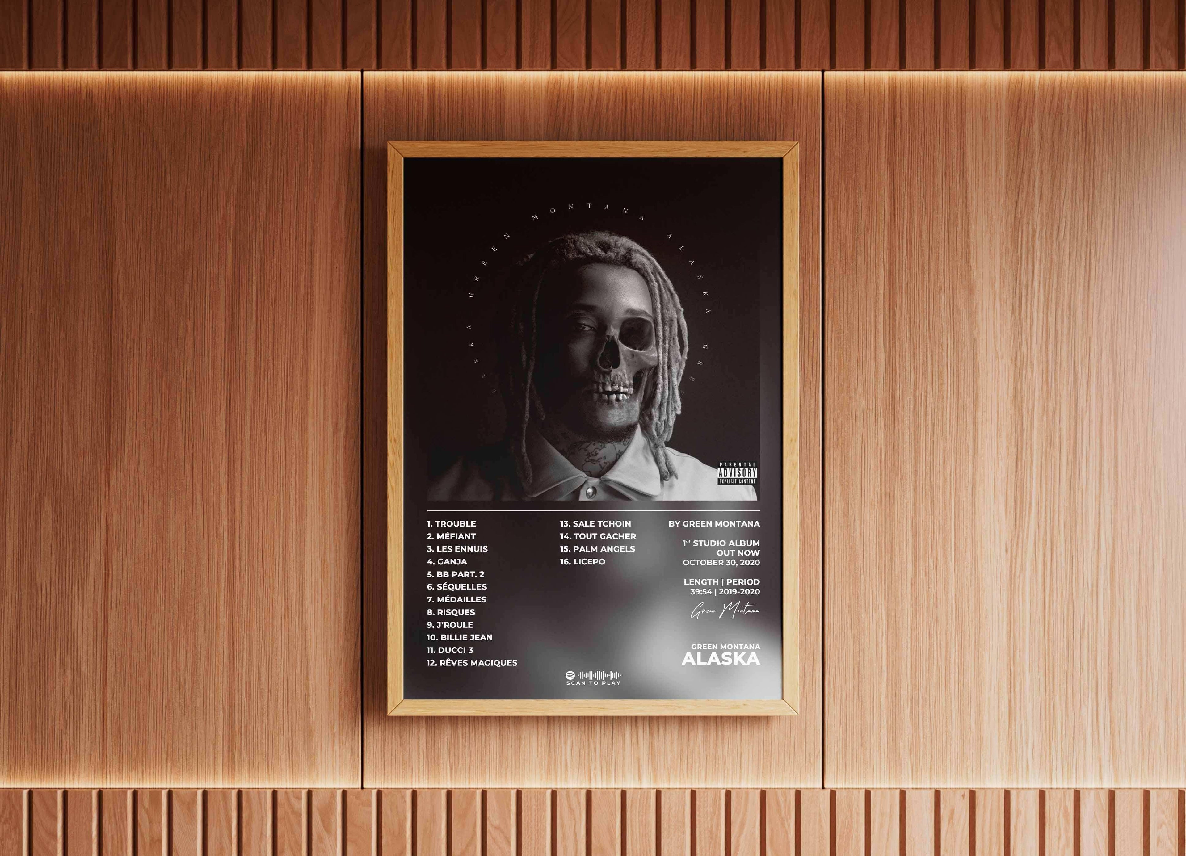 Alaska Green Montana Poster - Backyard